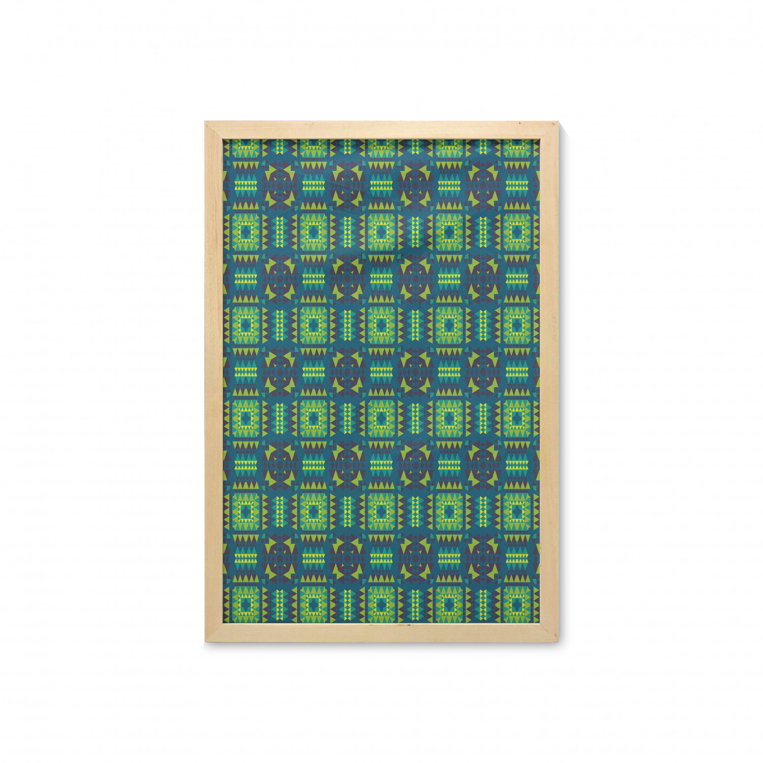 Ambesonne Abstract Shape Wall Art with Frame for Bathrooms Living Room Dorms - Picture 90 of 101