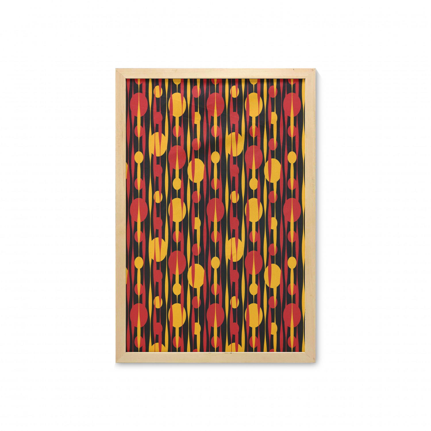 Ambesonne Abstract Shape Wall Art with Frame for Bathrooms Living Room Dorms - Picture 14 of 101