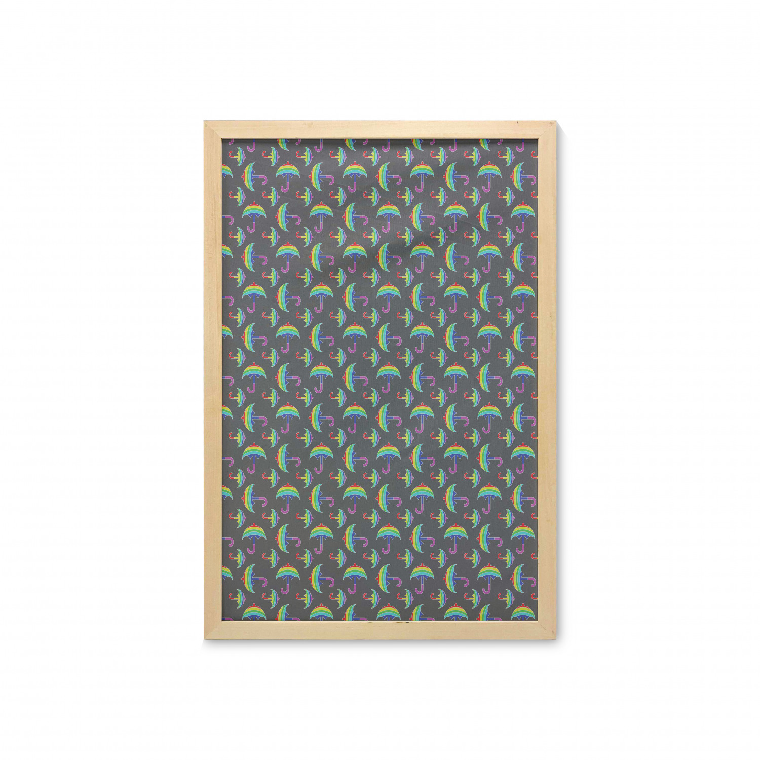 Ambesonne Abstract Shape Wall Art with Frame for Bathrooms Living Room Dorms - Picture 72 of 101