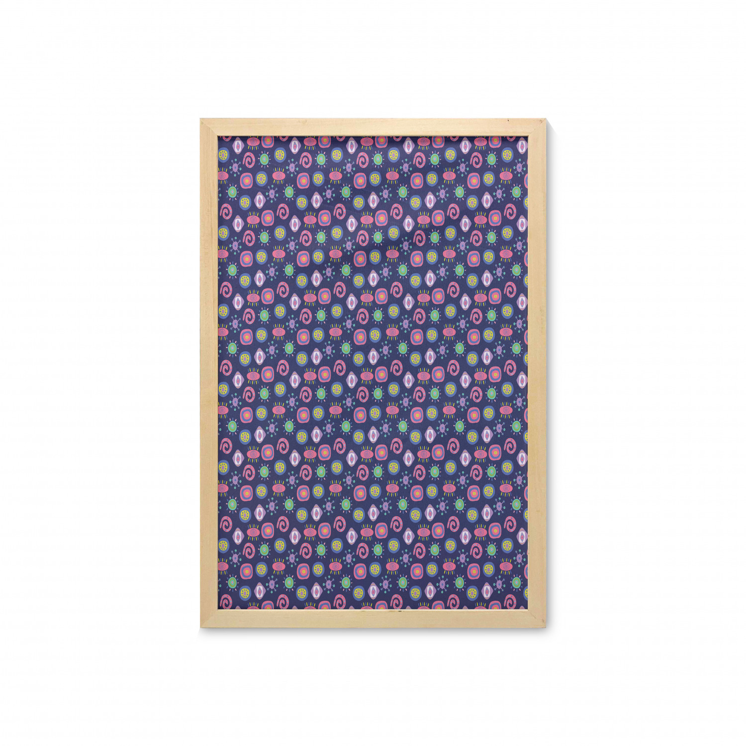 Ambesonne Abstract Shape Wall Art with Frame for Bathrooms Living Room Dorms - Picture 54 of 101