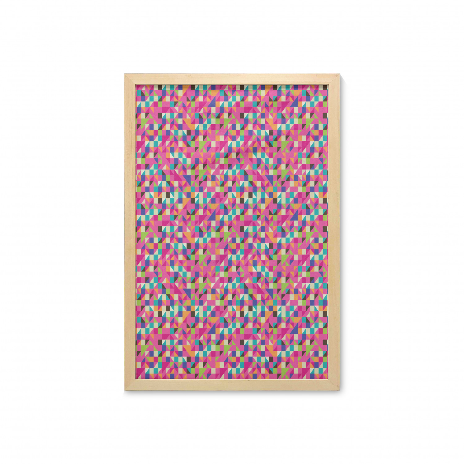 Ambesonne Abstract Shape Wall Art with Frame for Bathrooms Living Room Dorms - Picture 28 of 101