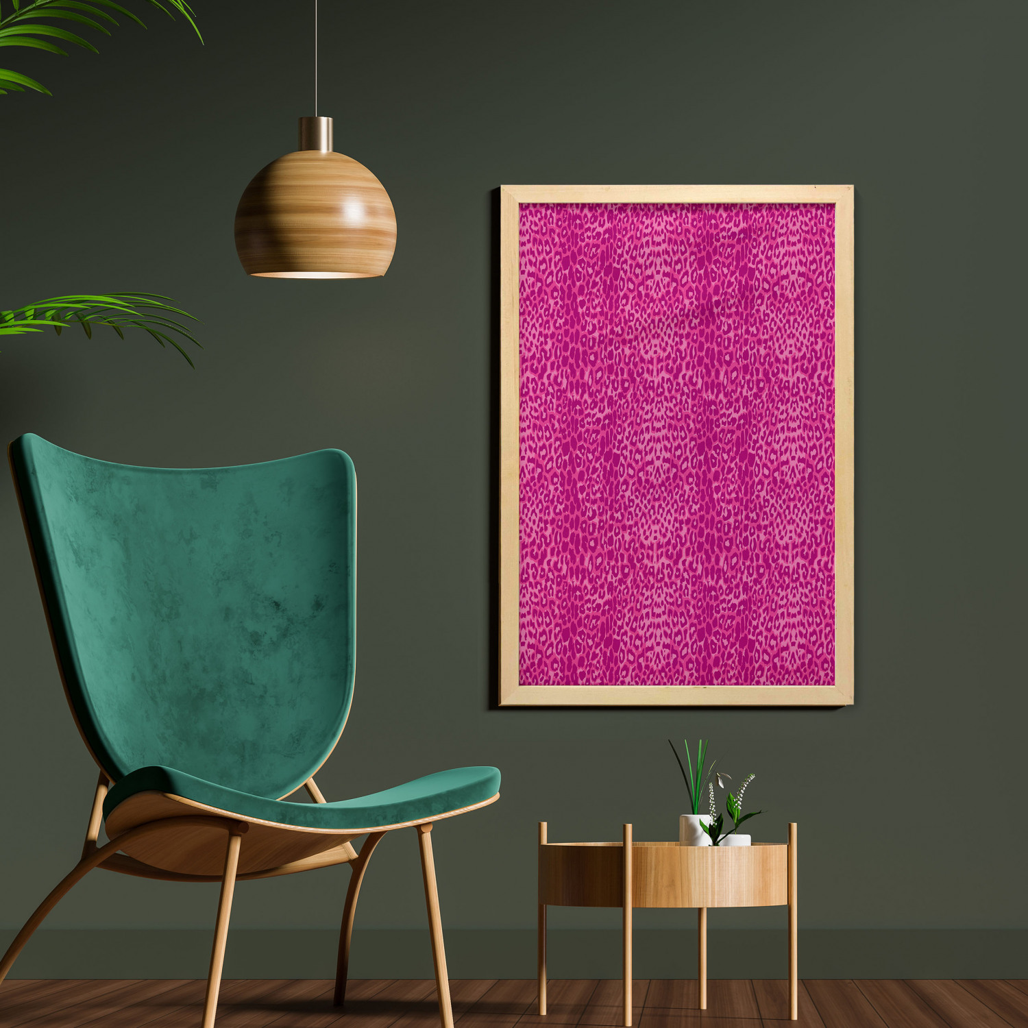 Ambesonne Pink Wall Art with Frame for Bathrooms Living Room Dorms - Picture 9 of 123