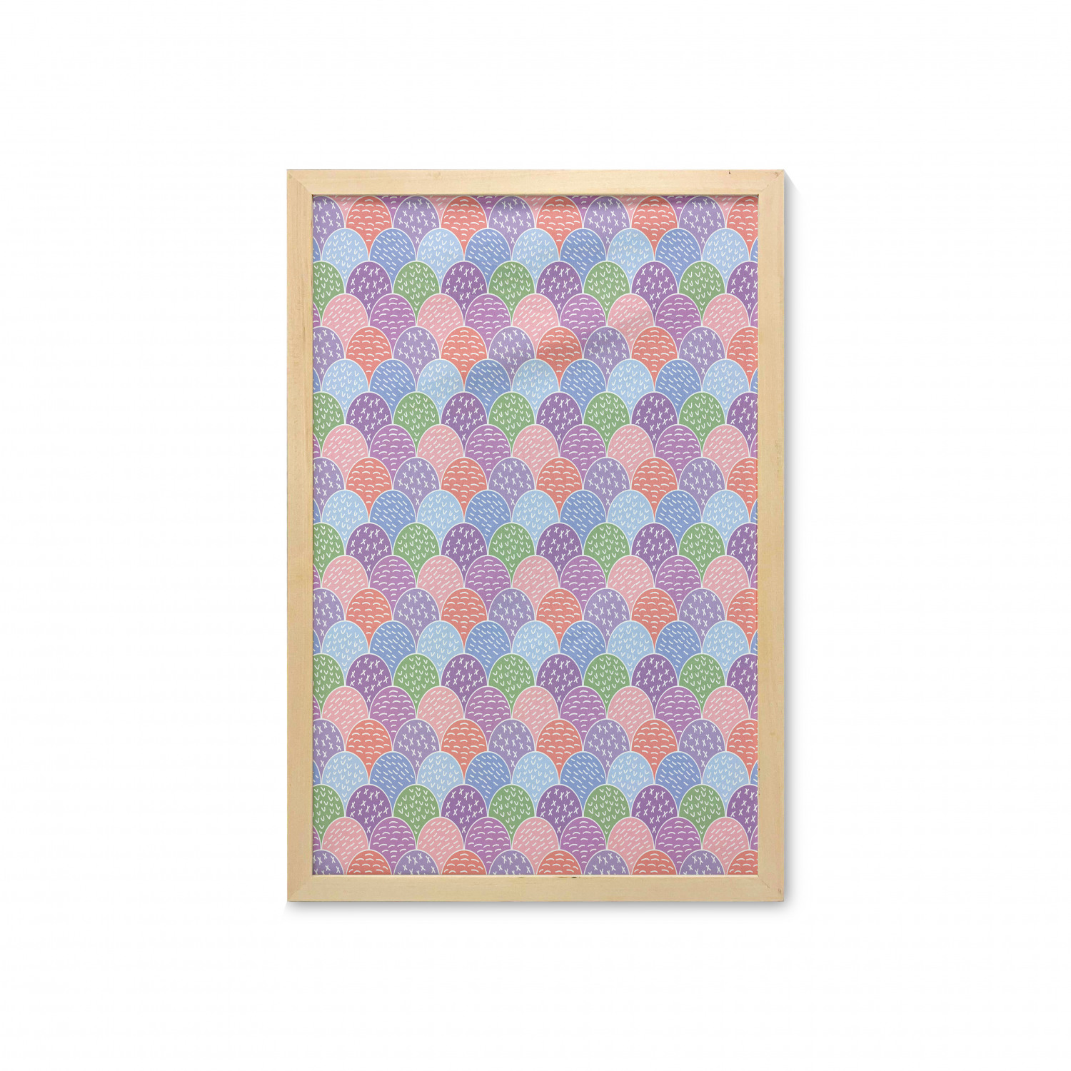 Ambesonne Abstract Shape Wall Art with Frame for Bathrooms Living Room Dorms - Picture 16 of 101