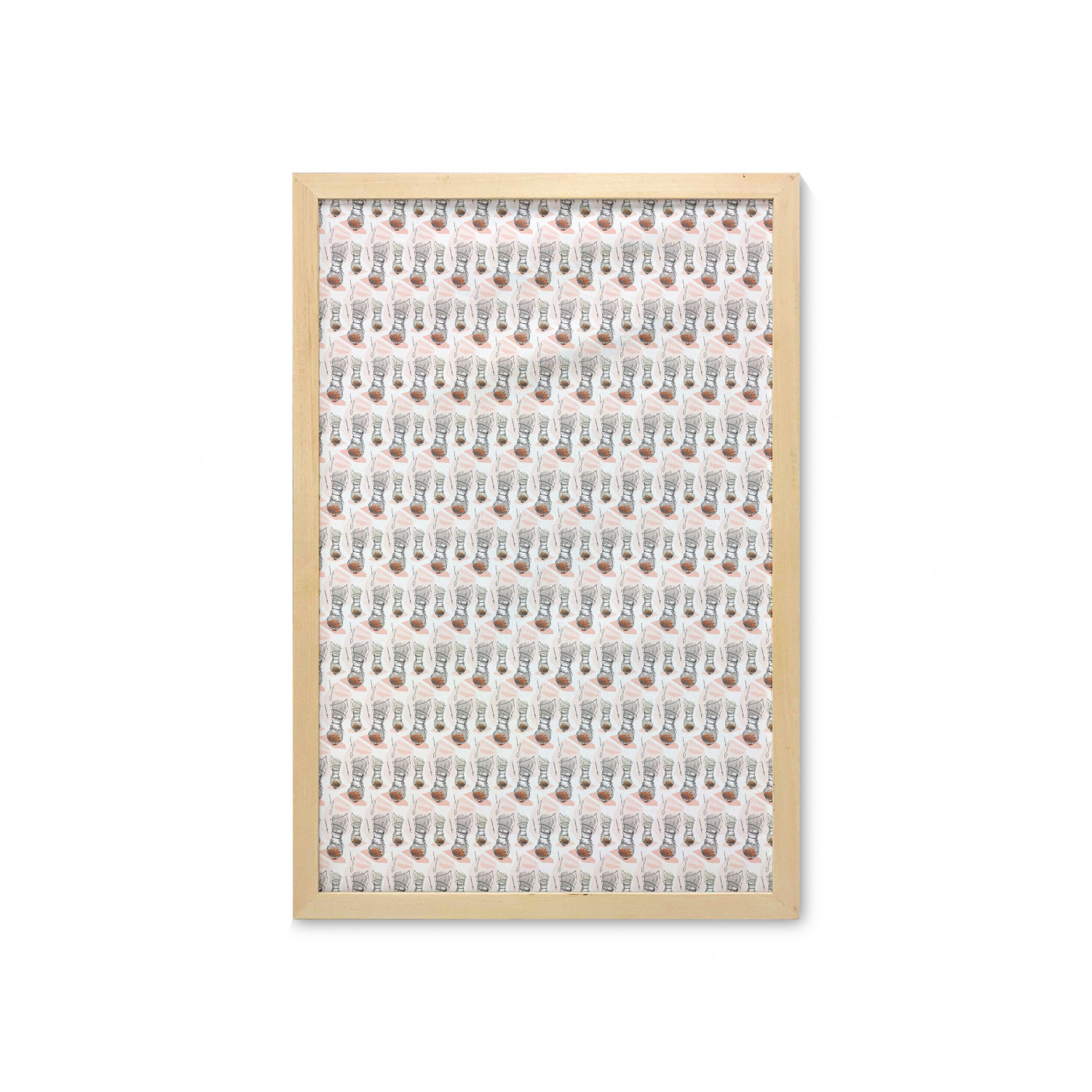 Ambesonne Abstract Shape Wall Art with Frame for Bathrooms Living Room Dorms - Picture 24 of 101