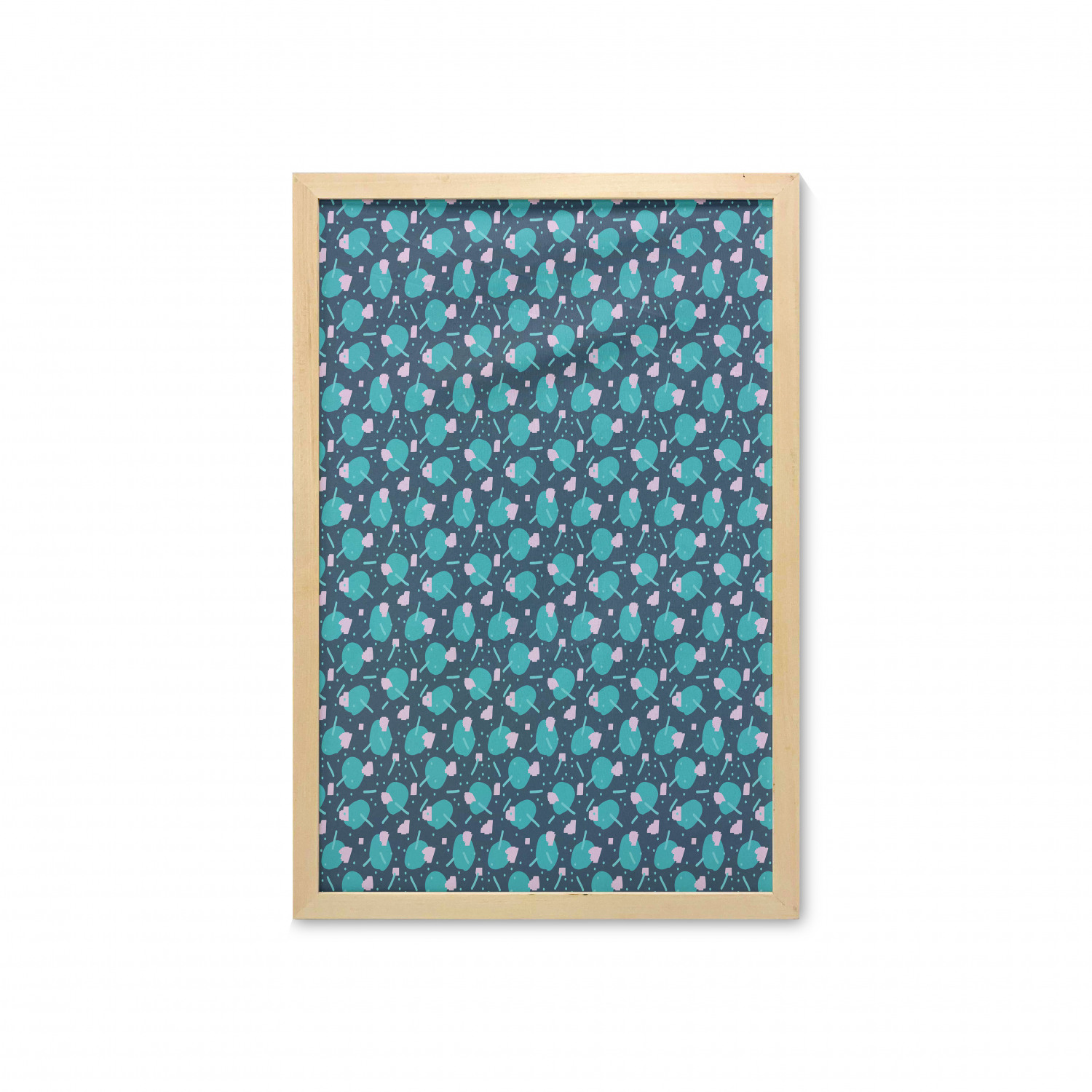 Ambesonne Abstract Shape Wall Art with Frame for Bathrooms Living Room Dorms - Picture 12 of 101