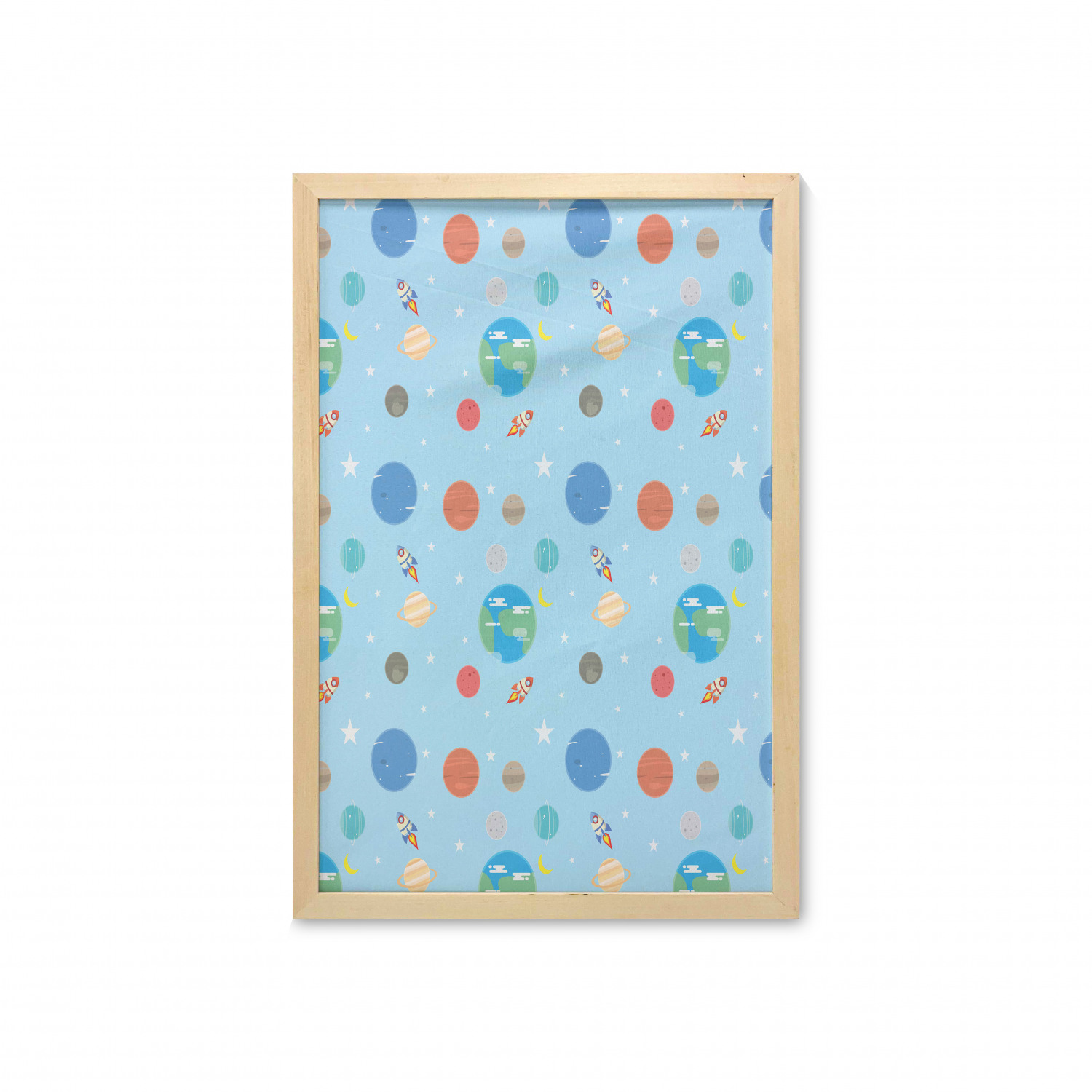 Ambesonne Space Wall Art with Frame for Bathrooms Living Room Dorms - Picture 10 of 115