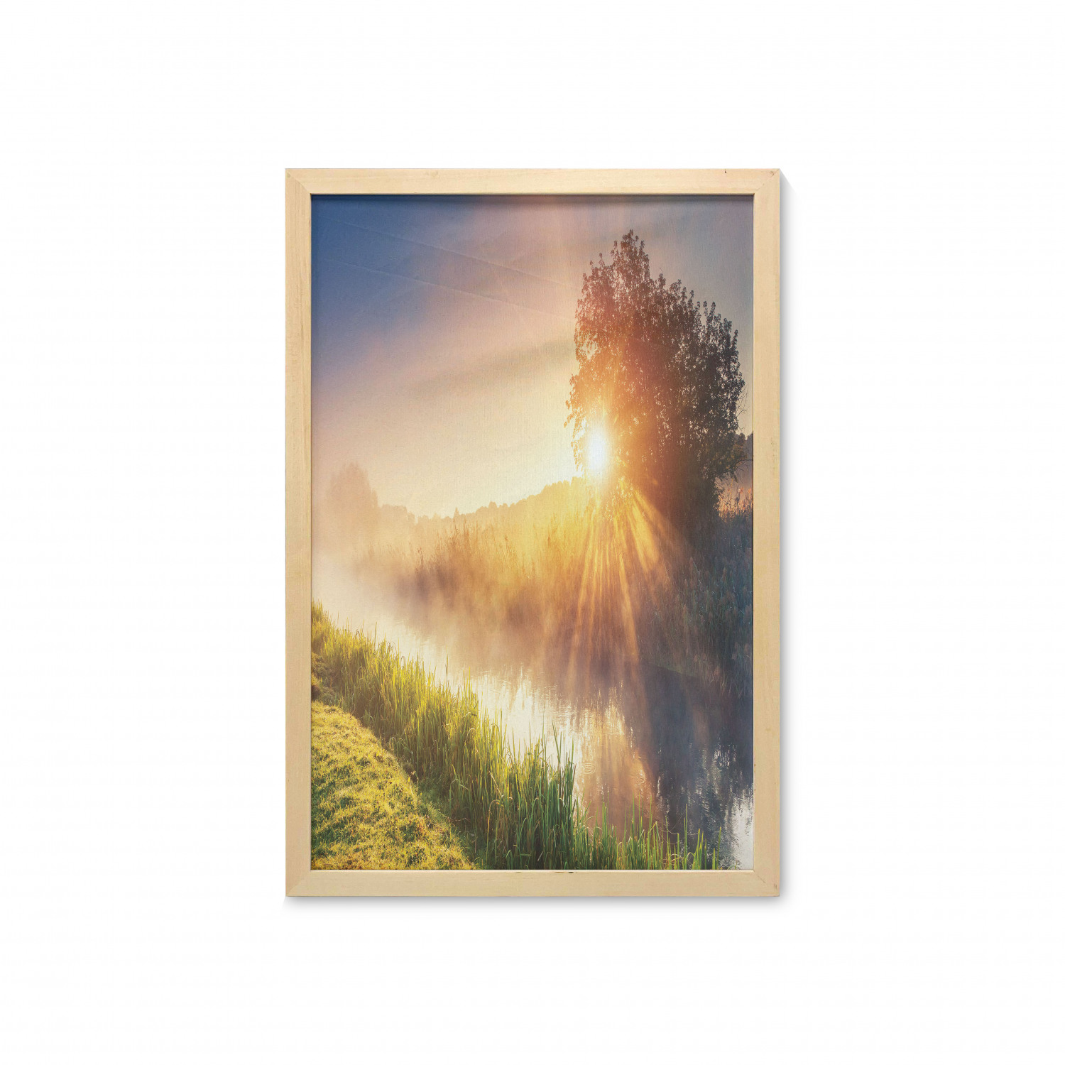 Ambesonne Pastel Wall Art with Frame for Bathrooms Living Room Dorms - Picture 116 of 121