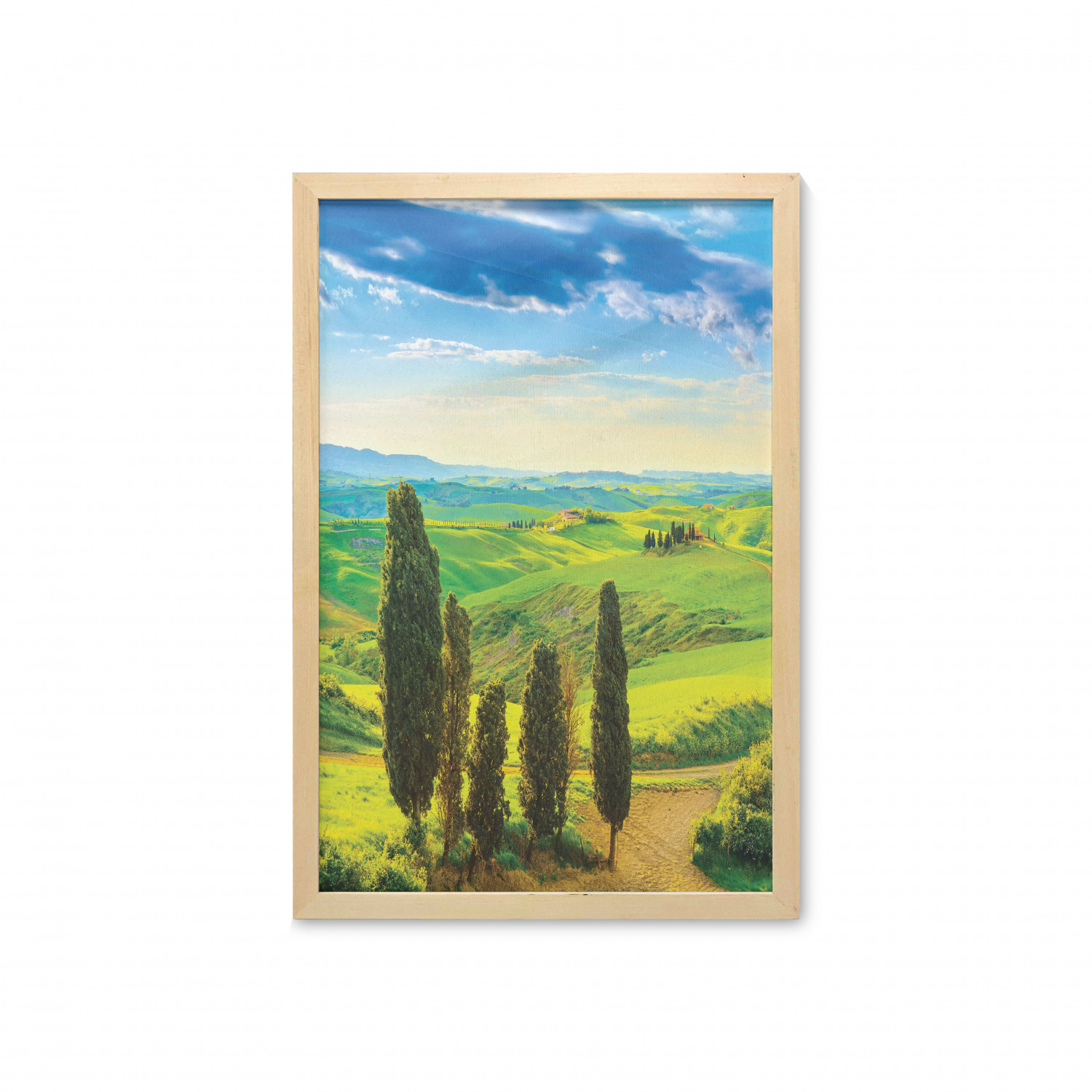 Ambesonne Country Wall Art with Frame for Bathrooms Living Room Dorms - Picture 84 of 123