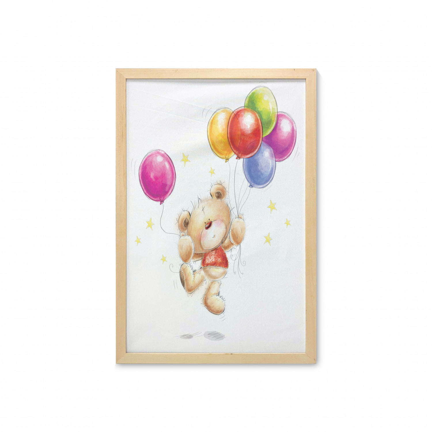 Ambesonne Pastel Wall Art with Frame for Bathrooms Living Room Dorms - Picture 114 of 121