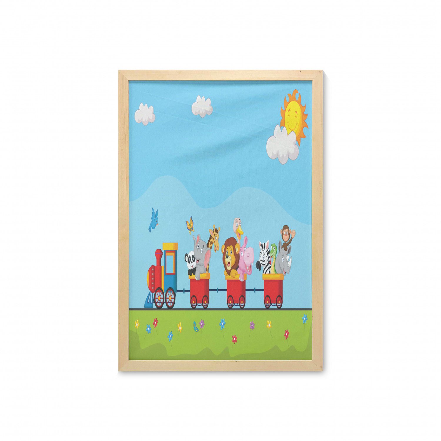 Ambesonne Pastel Wall Art with Frame for Bathrooms Living Room Dorms - Picture 16 of 121