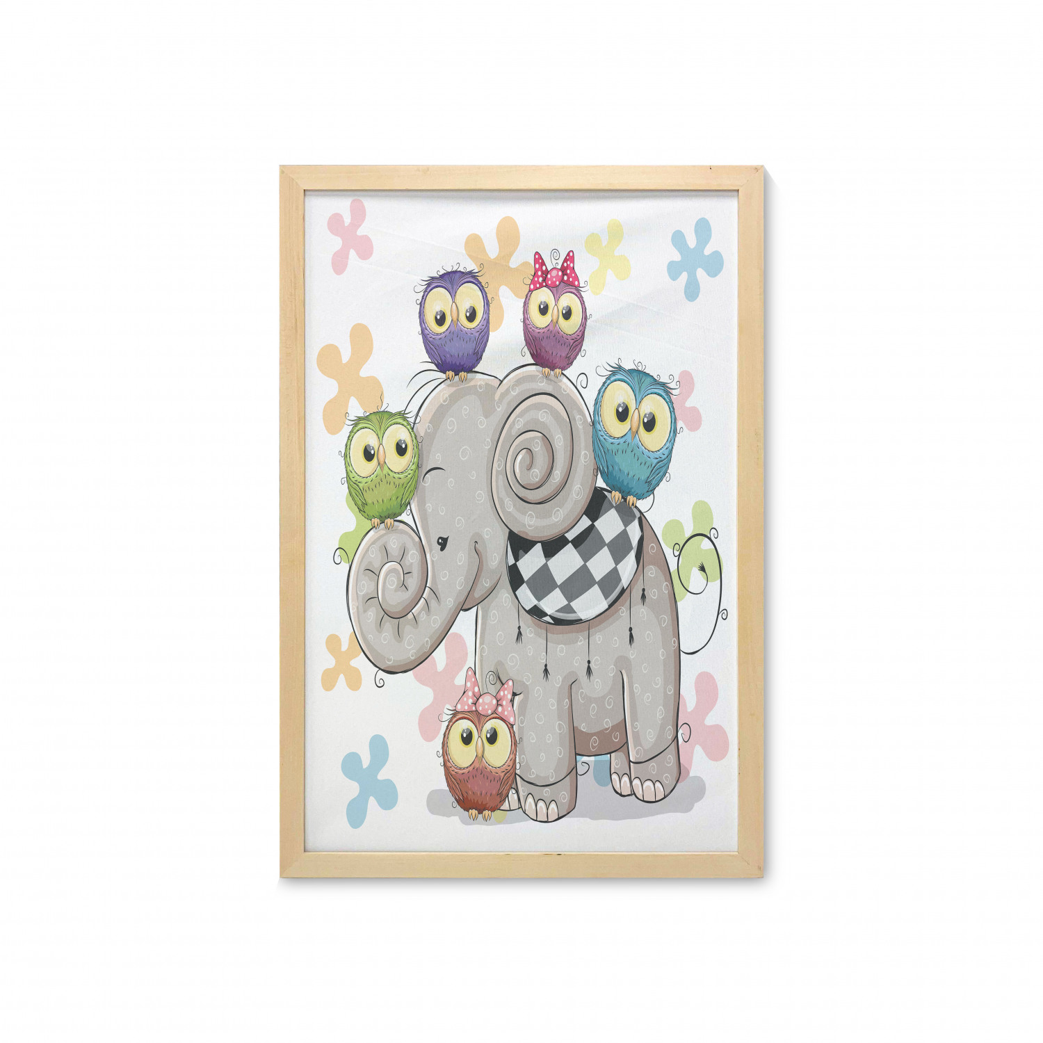 Ambesonne Pastel Wall Art with Frame for Bathrooms Living Room Dorms - Picture 8 of 121