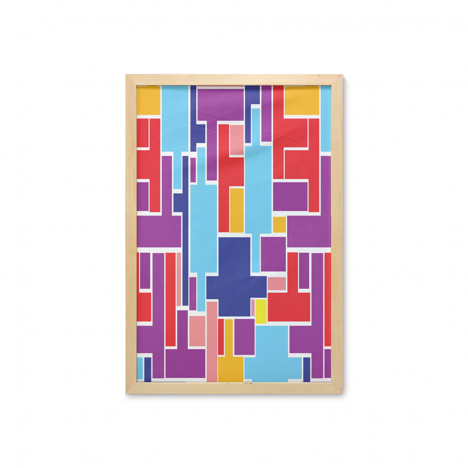Ambesonne Pastel Wall Art with Frame for Bathrooms Living Room Dorms - Picture 60 of 121