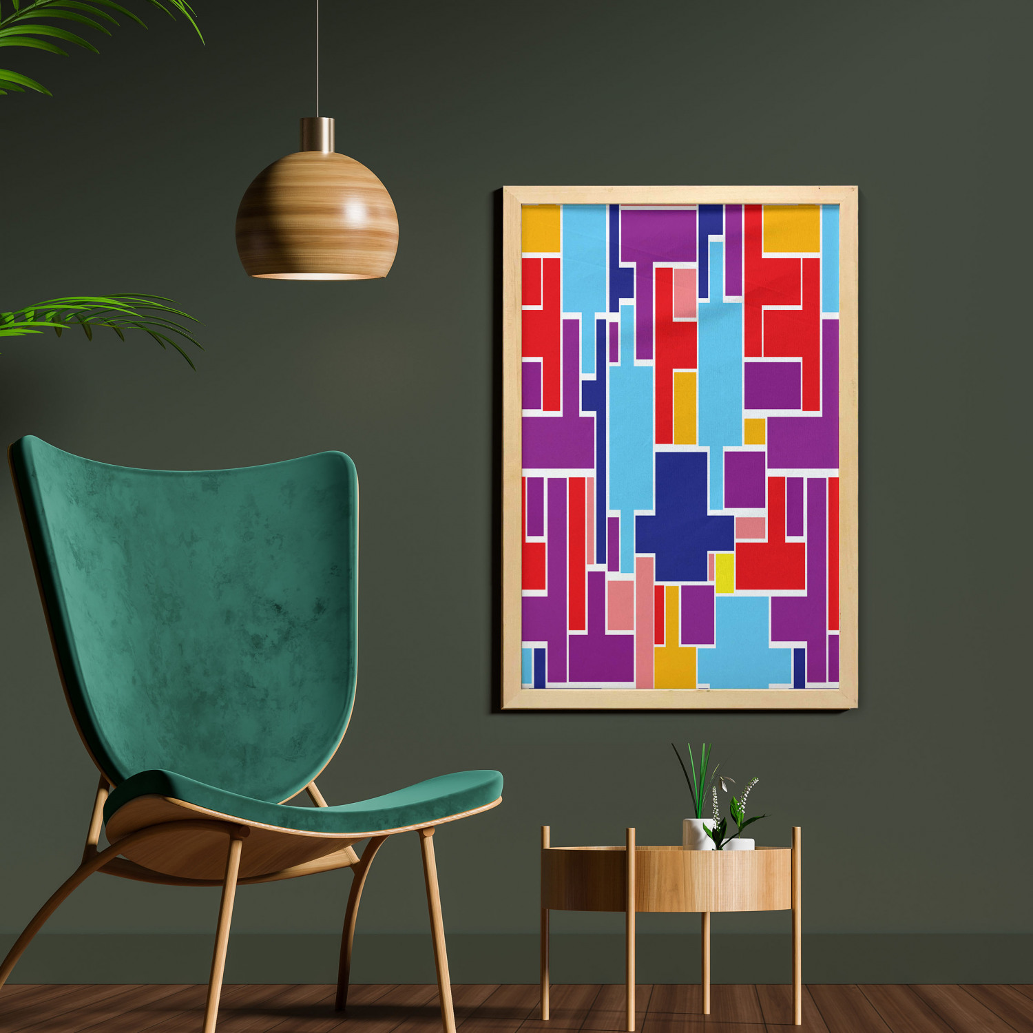 Ambesonne Pastel Wall Art with Frame for Bathrooms Living Room Dorms - Picture 61 of 121