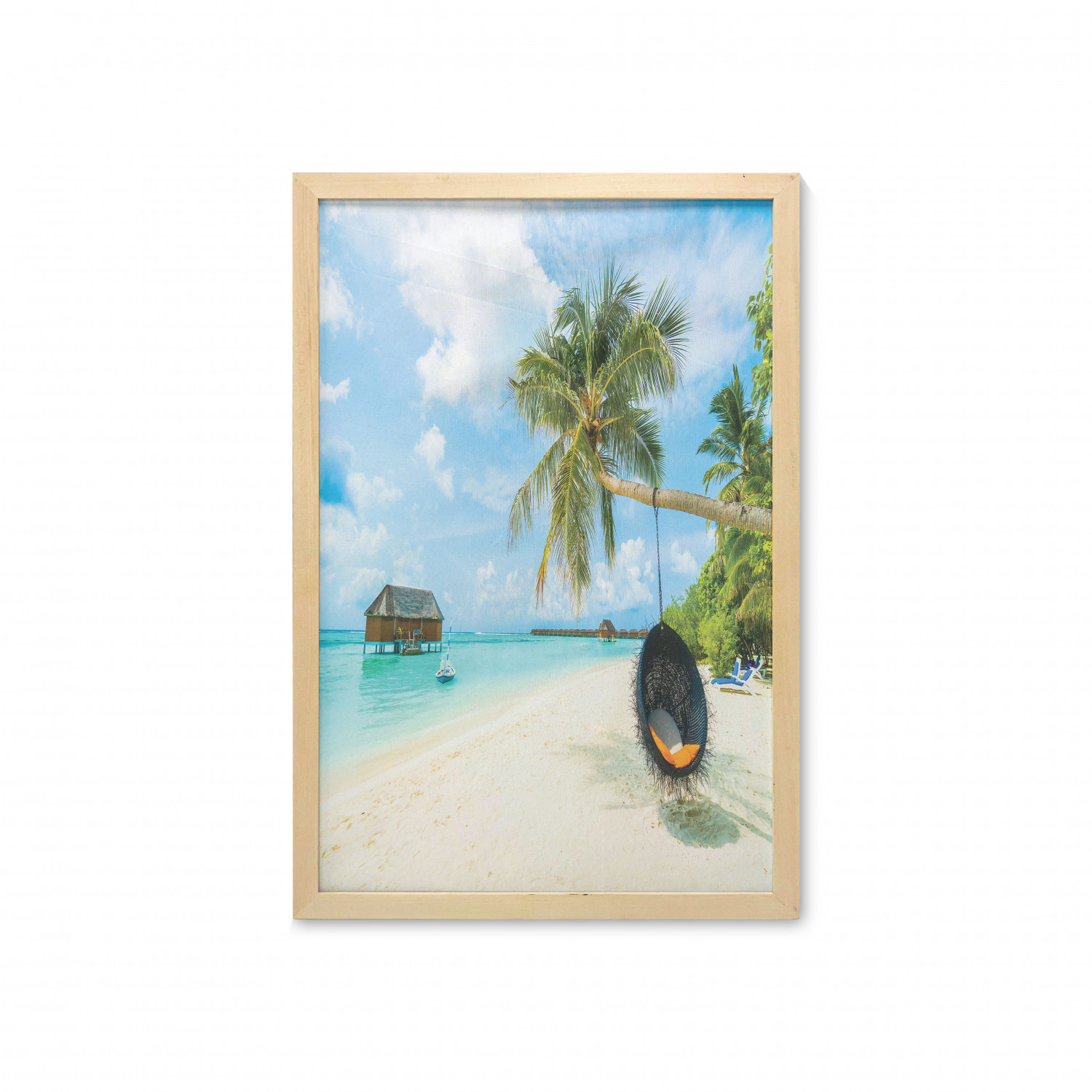 Ambesonne Pastel Wall Art with Frame for Bathrooms Living Room Dorms - Picture 42 of 121