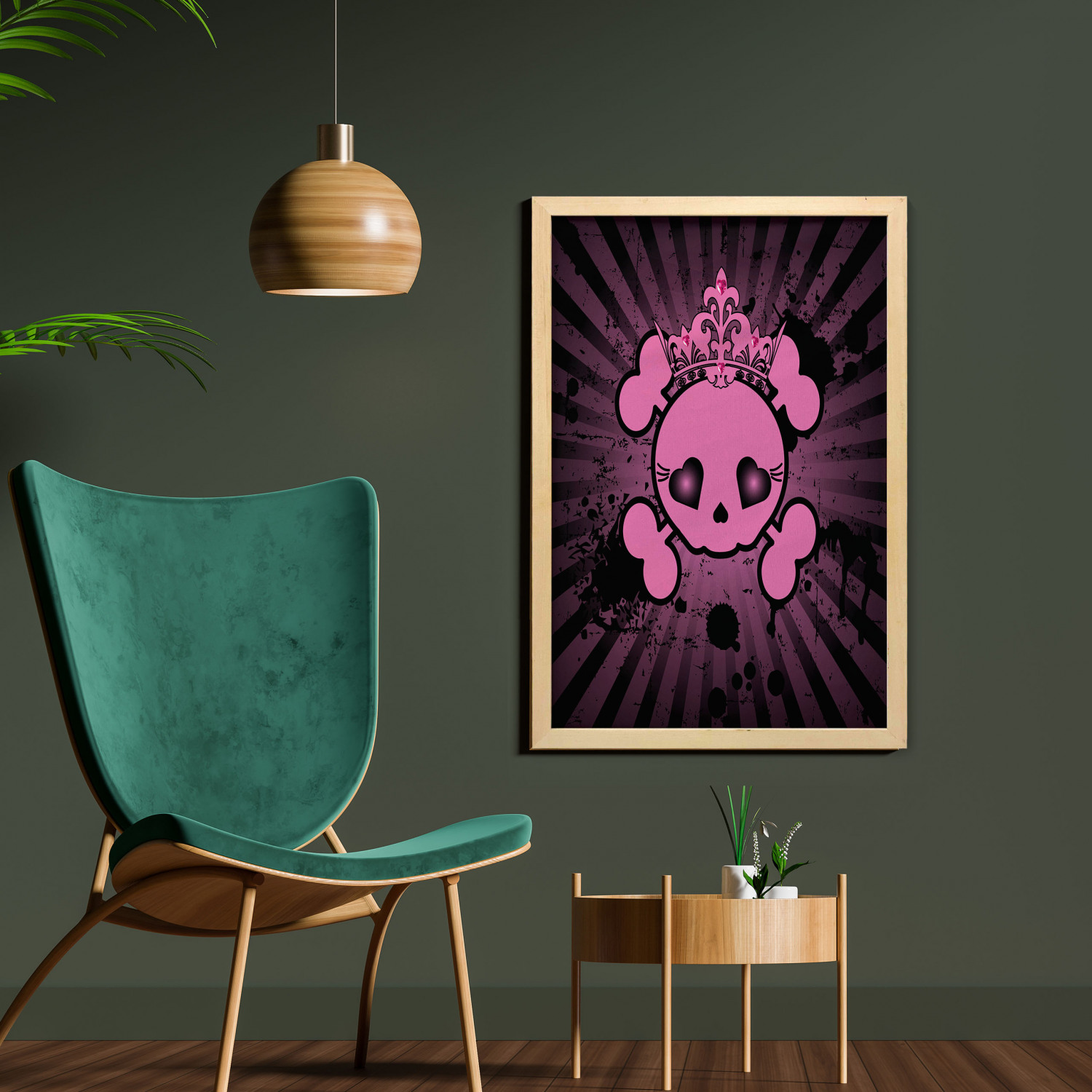 Ambesonne Pink Wall Art with Frame for Bathrooms Living Room Dorms - Picture 93 of 123