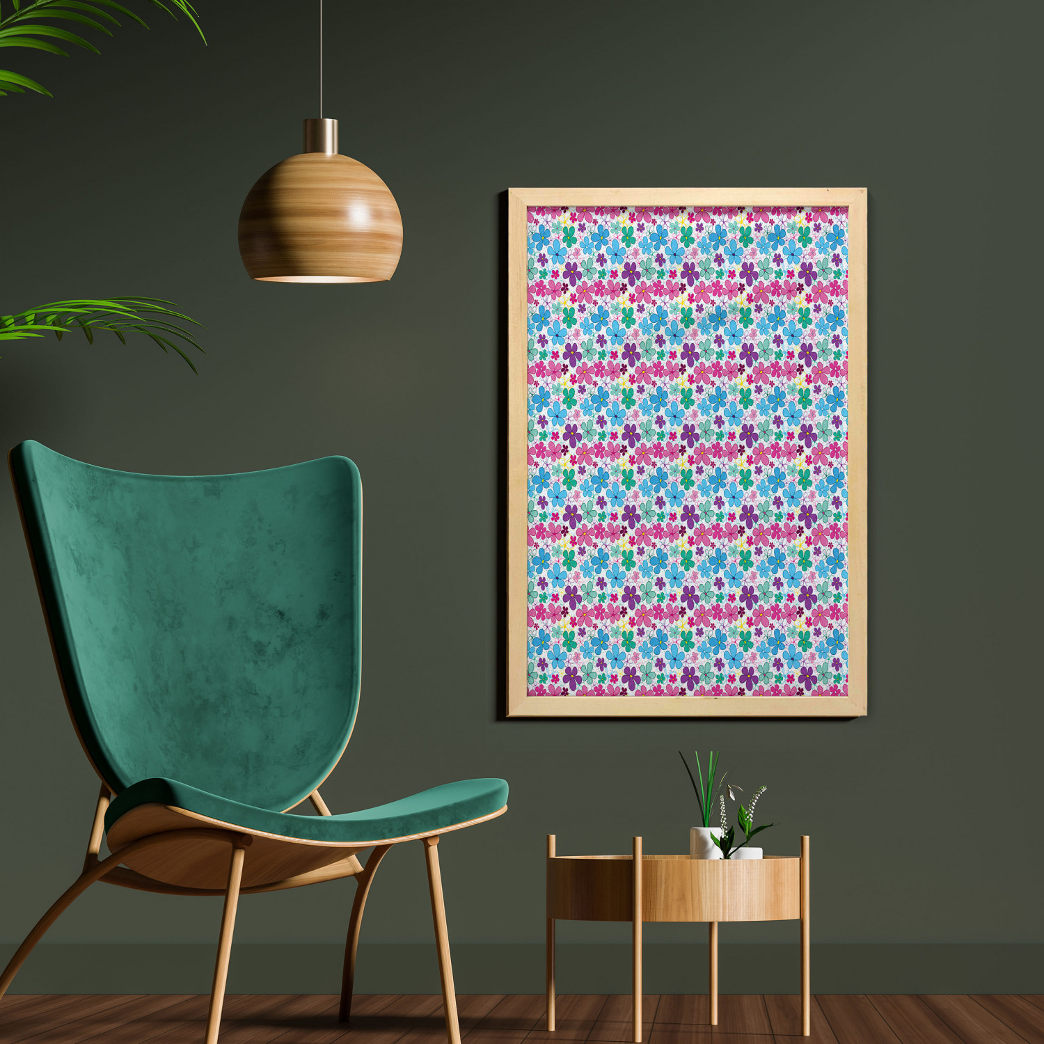 Ambesonne Pastel Wall Art with Frame for Bathrooms Living Room Dorms - Picture 89 of 121