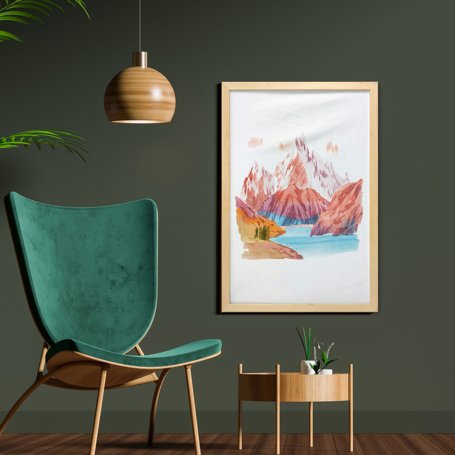 Ambesonne Country Wall Art with Frame for Bathrooms Living Room Dorms - Picture 63 of 123