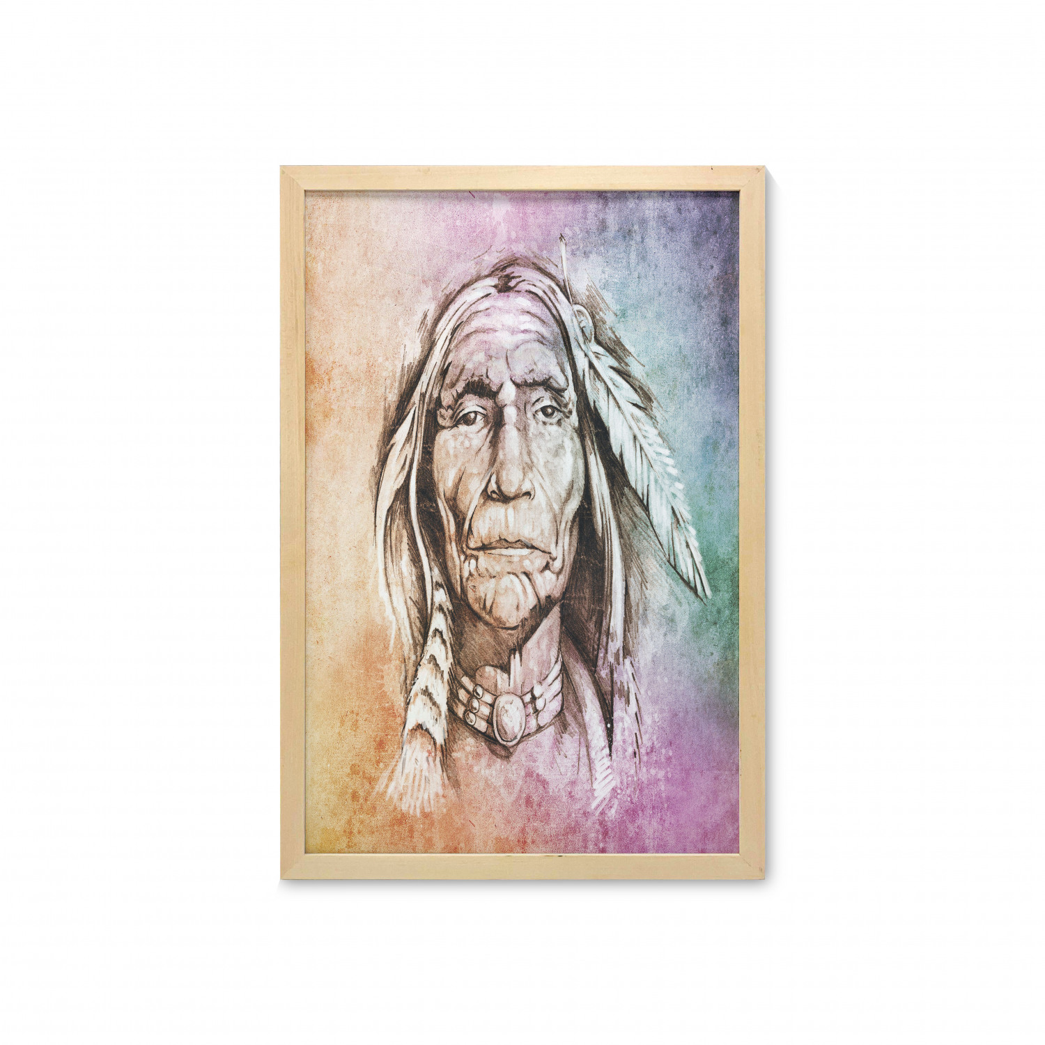 Ambesonne Pastel Wall Art with Frame for Bathrooms Living Room Dorms - Picture 22 of 121