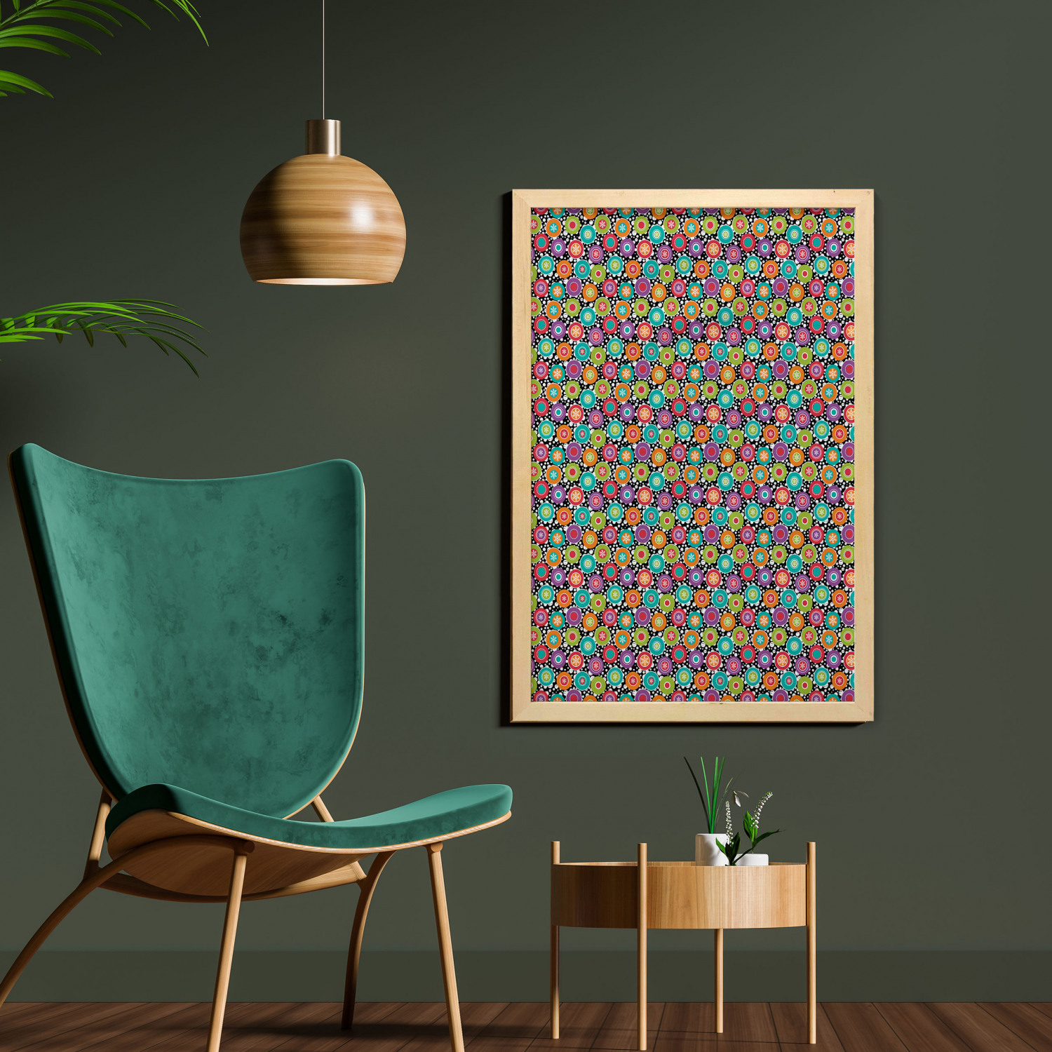 Ambesonne Pastel Wall Art with Frame for Bathrooms Living Room Dorms - Picture 83 of 121