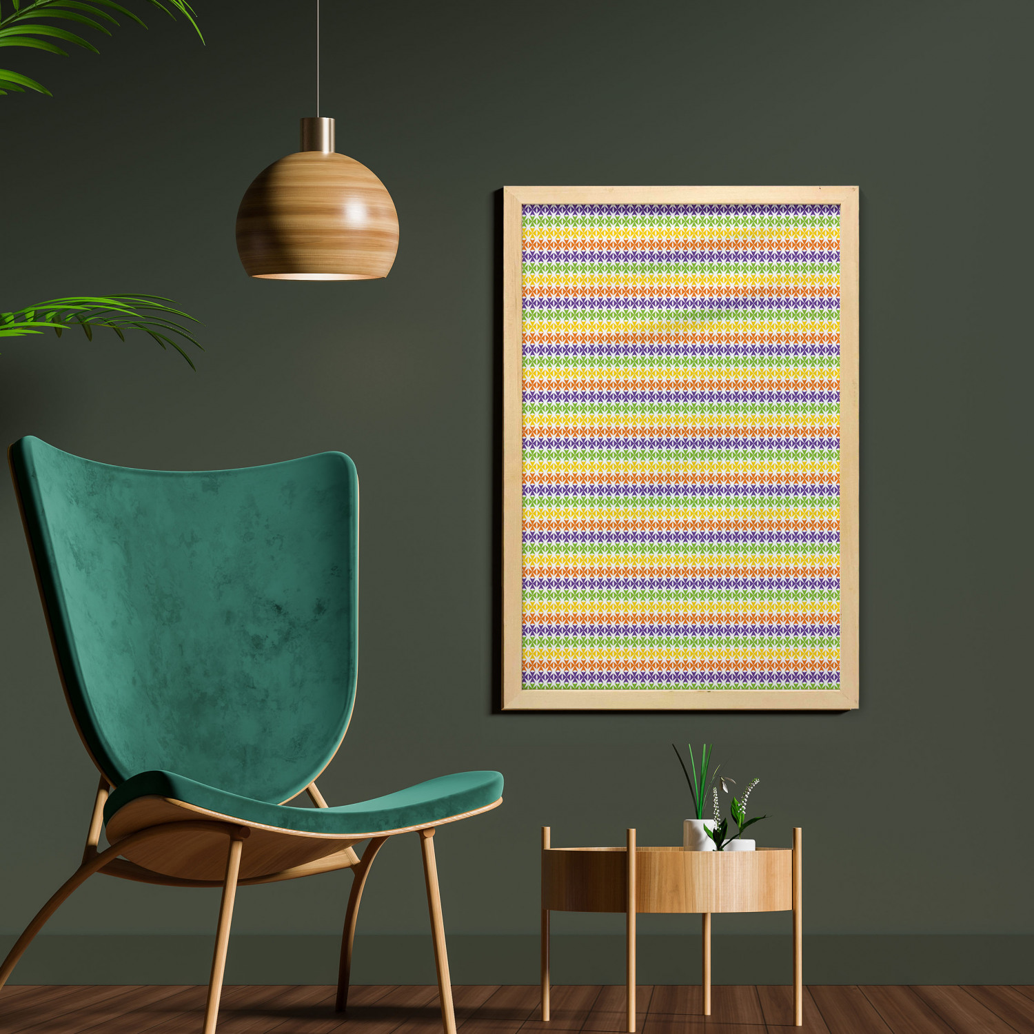 Ambesonne Pastel Wall Art with Frame for Bathrooms Living Room Dorms - Picture 63 of 121