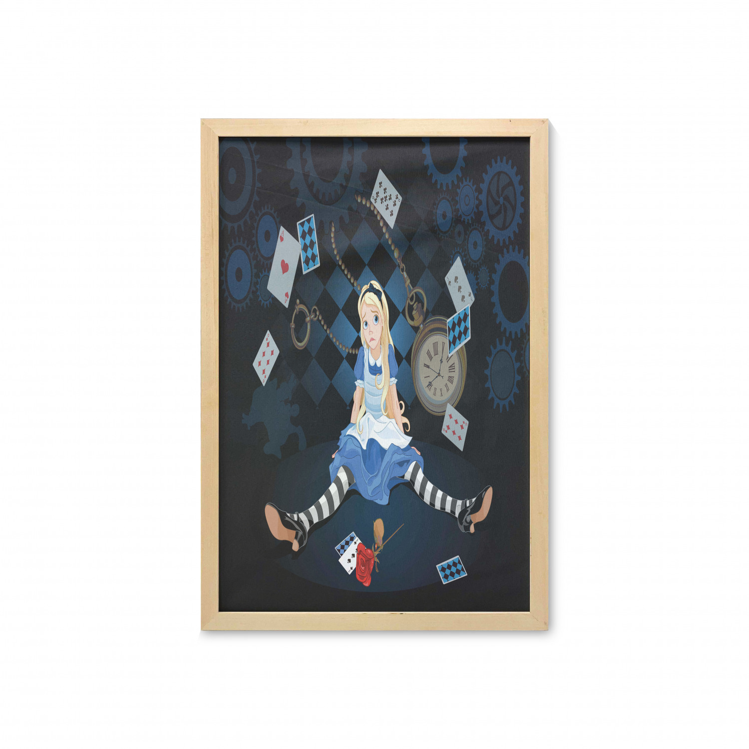Ambesonne Pastel Wall Art with Frame for Bathrooms Living Room Dorms - Picture 102 of 121