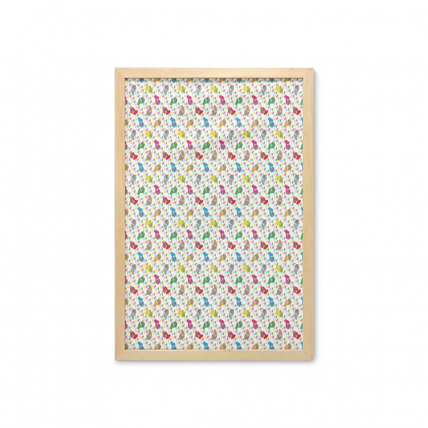 Ambesonne Pastel Wall Art with Frame for Bathrooms Living Room Dorms - Picture 66 of 121