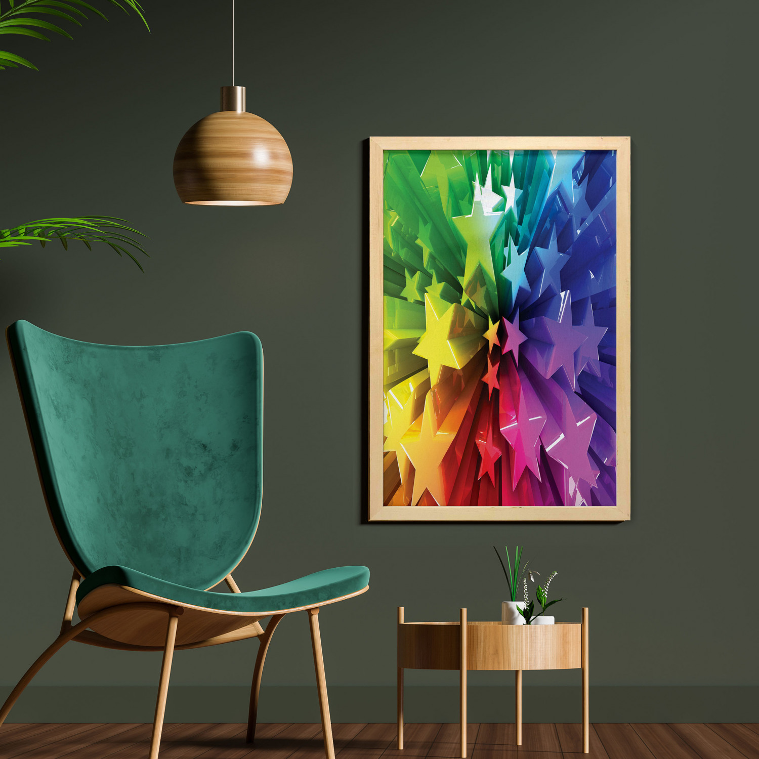 Ambesonne Pastel Wall Art with Frame for Bathrooms Living Room Dorms - Picture 21 of 121