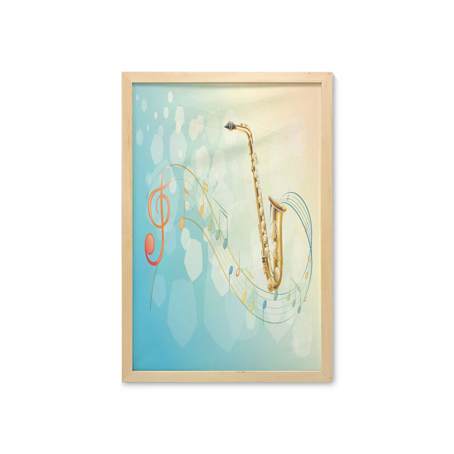 Ambesonne Pastel Wall Art with Frame for Bathrooms Living Room Dorms - Picture 78 of 121