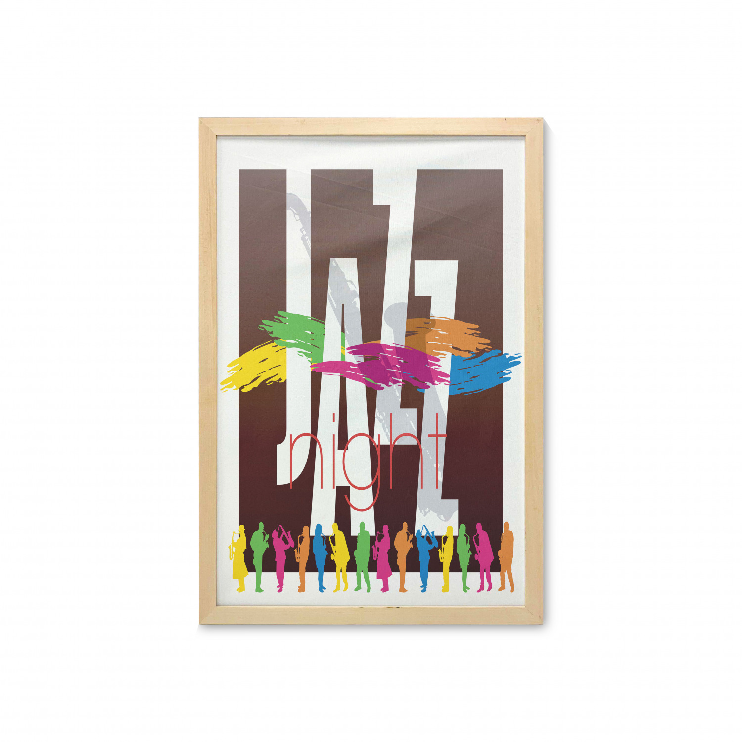 Ambesonne Pastel Wall Art with Frame for Bathrooms Living Room Dorms - Picture 74 of 121