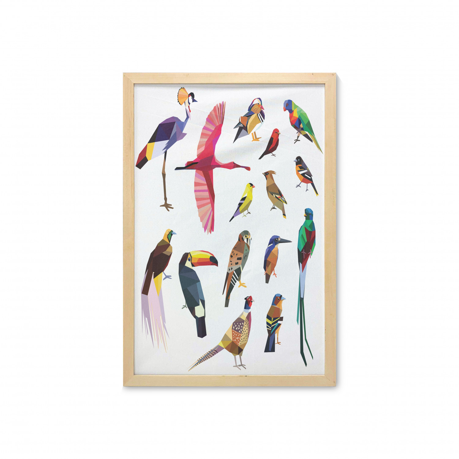 Ambesonne Pastel Wall Art with Frame for Bathrooms Living Room Dorms - Picture 12 of 121