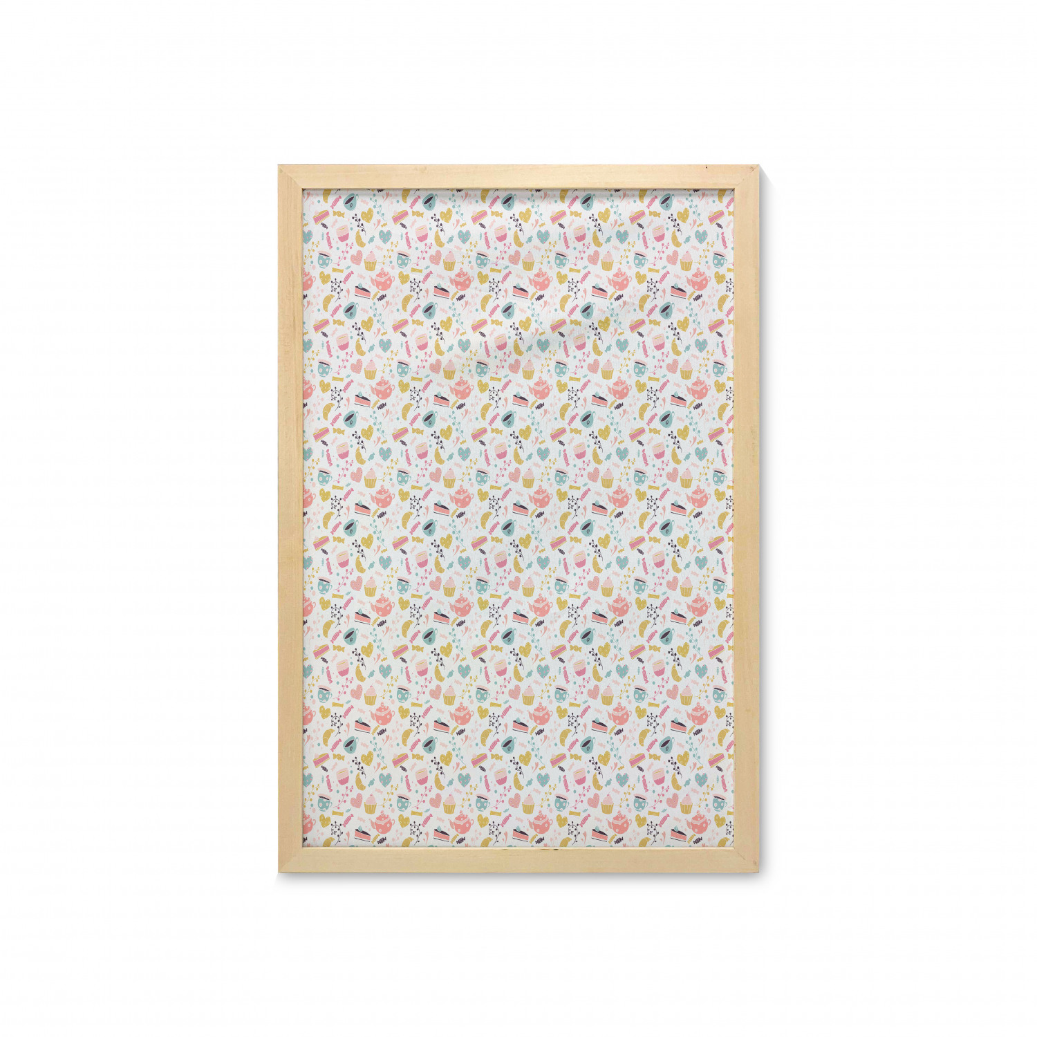 Ambesonne Pastel Wall Art with Frame for Bathrooms Living Room Dorms - Picture 38 of 121