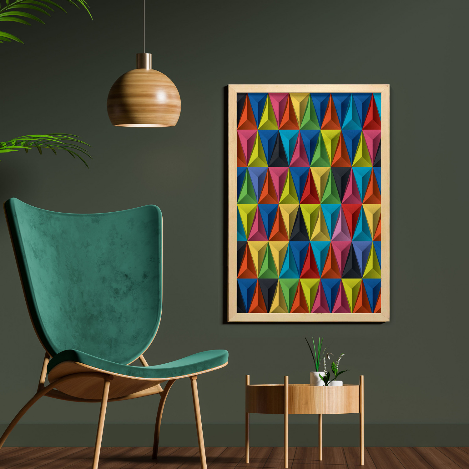 Ambesonne Pastel Wall Art with Frame for Bathrooms Living Room Dorms - Picture 91 of 121