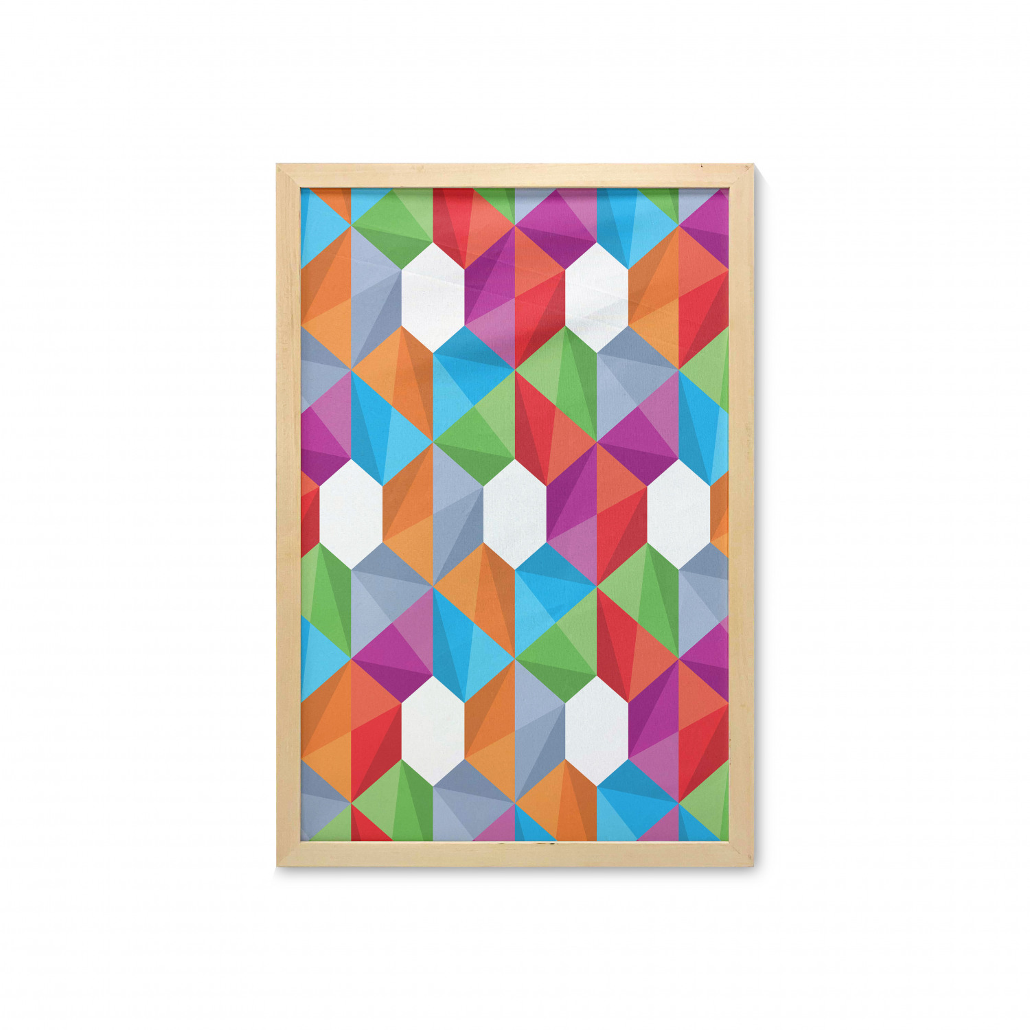 Ambesonne Pastel Wall Art with Frame for Bathrooms Living Room Dorms - Picture 98 of 121