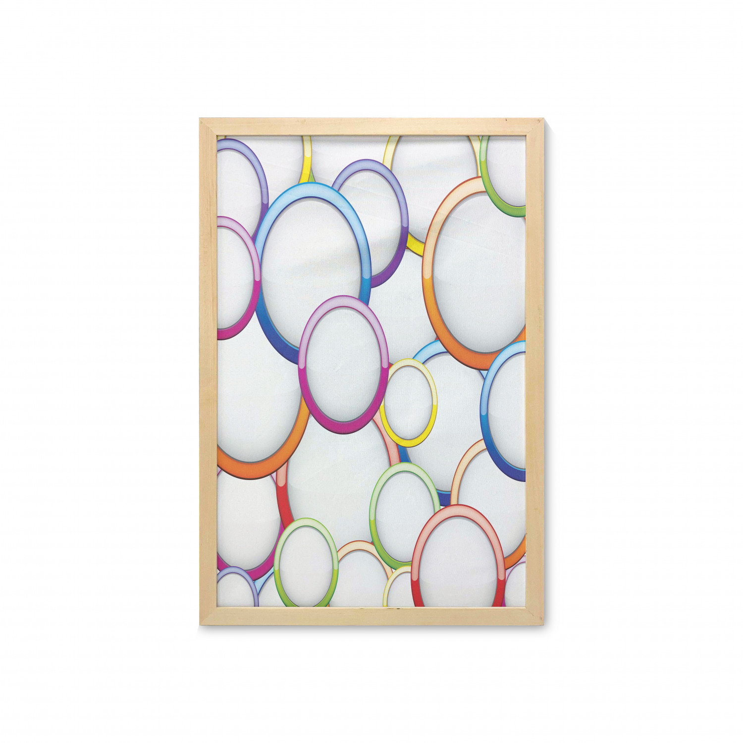 Ambesonne Pastel Wall Art with Frame for Bathrooms Living Room Dorms - Picture 26 of 121