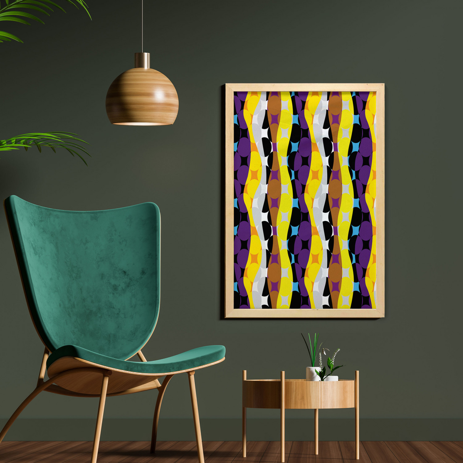 Ambesonne Pastel Wall Art with Frame for Bathrooms Living Room Dorms - Picture 93 of 121