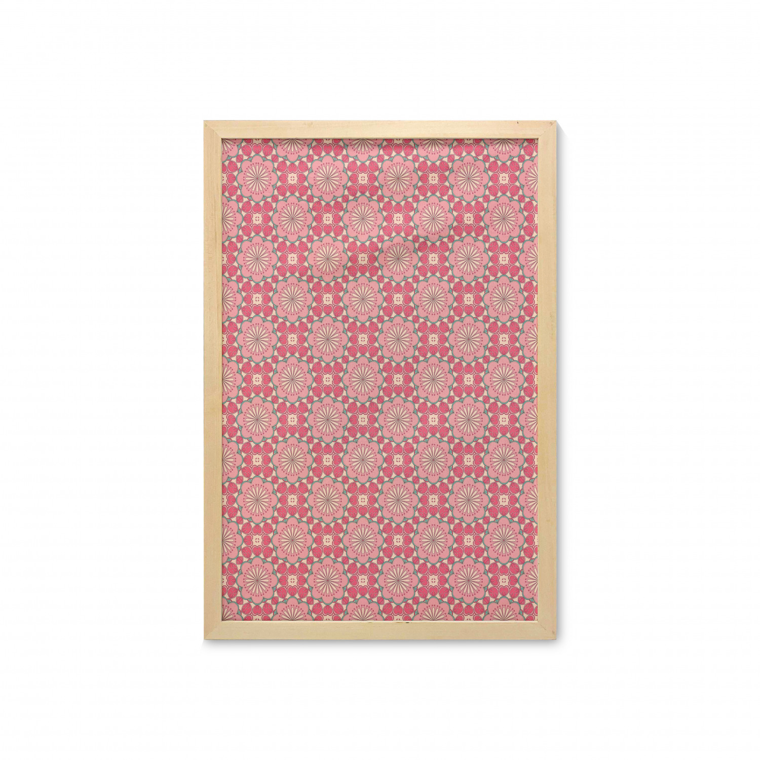 Ambesonne Pink Wall Art with Frame for Bathrooms Living Room Dorms - Picture 36 of 123