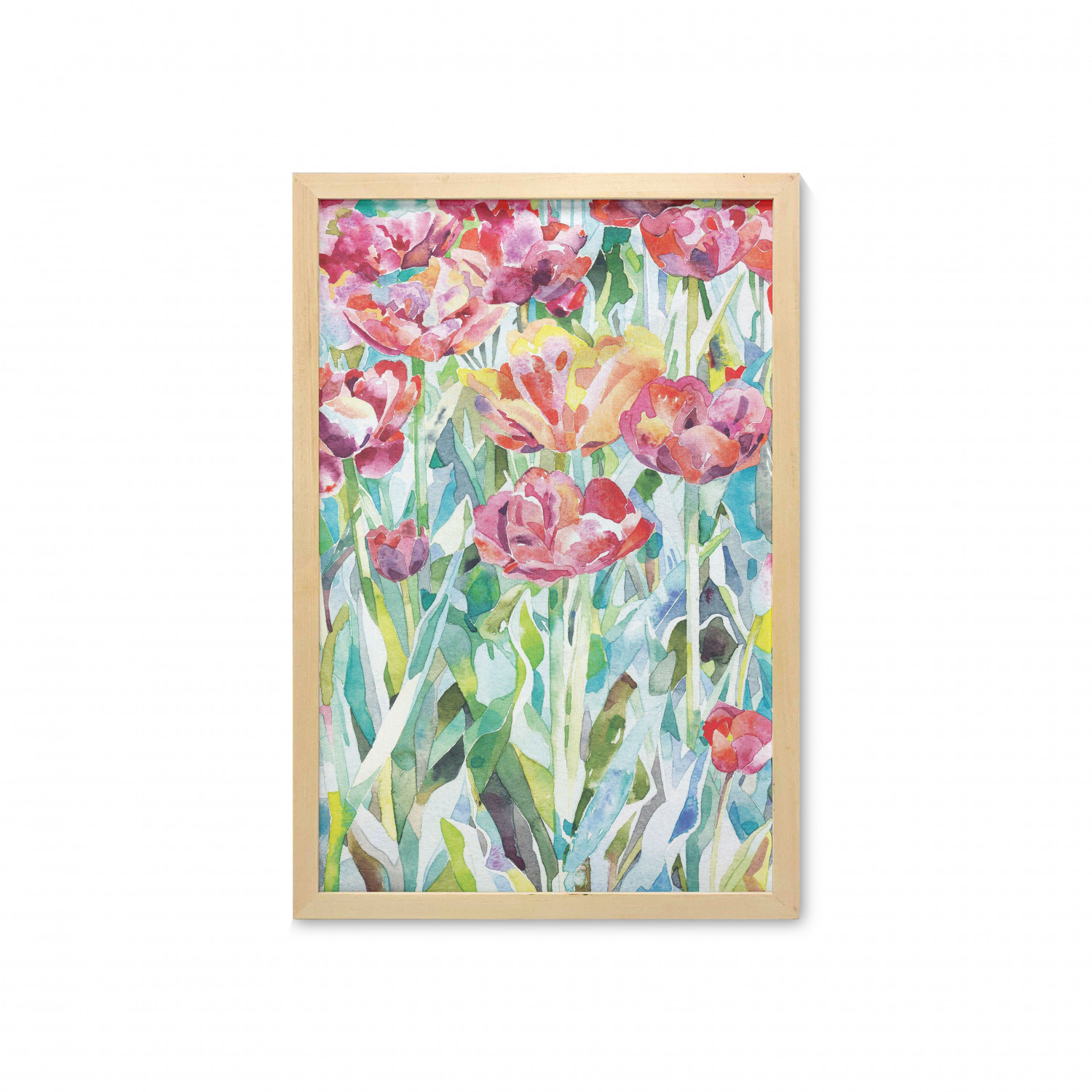 Ambesonne Pastel Wall Art with Frame for Bathrooms Living Room Dorms - Picture 110 of 121
