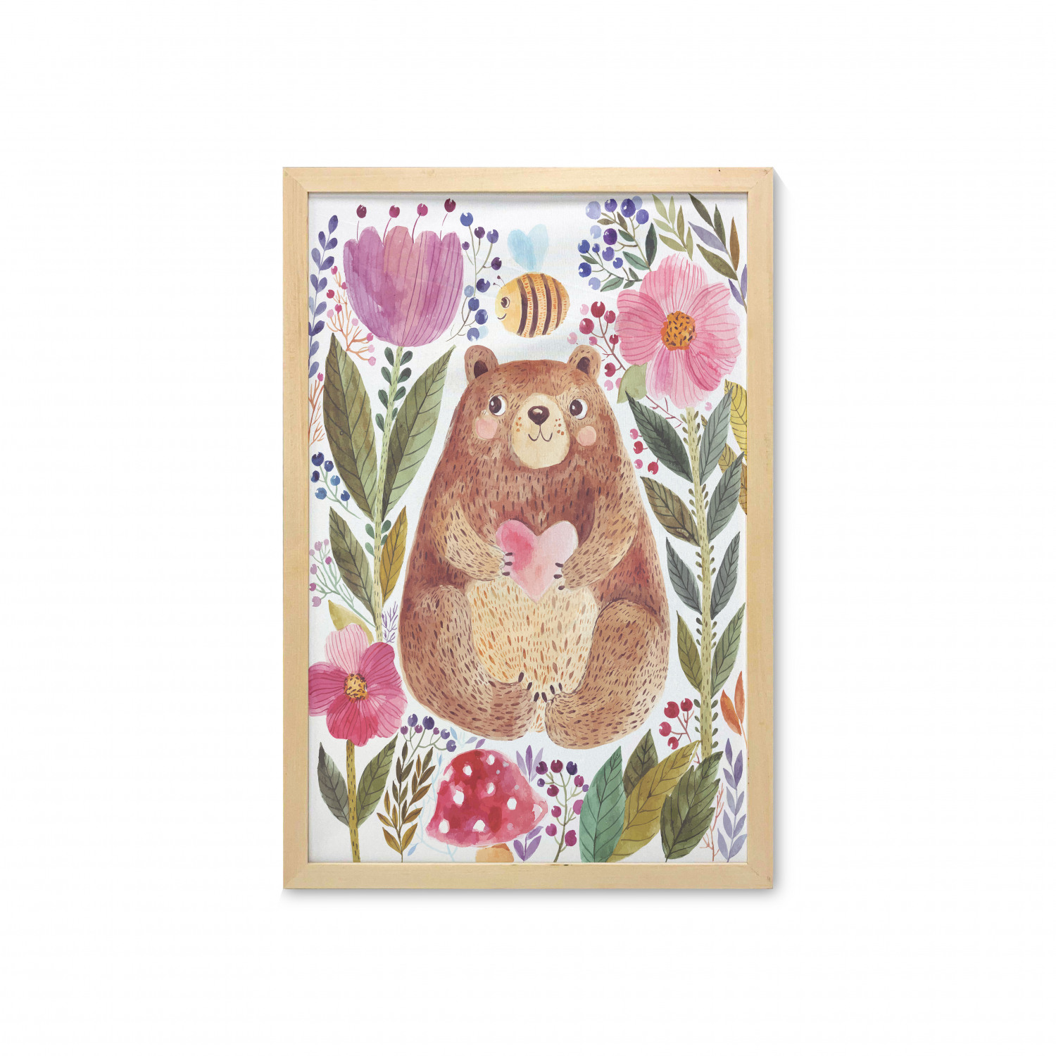 Ambesonne Pastel Wall Art with Frame for Bathrooms Living Room Dorms - Picture 10 of 121