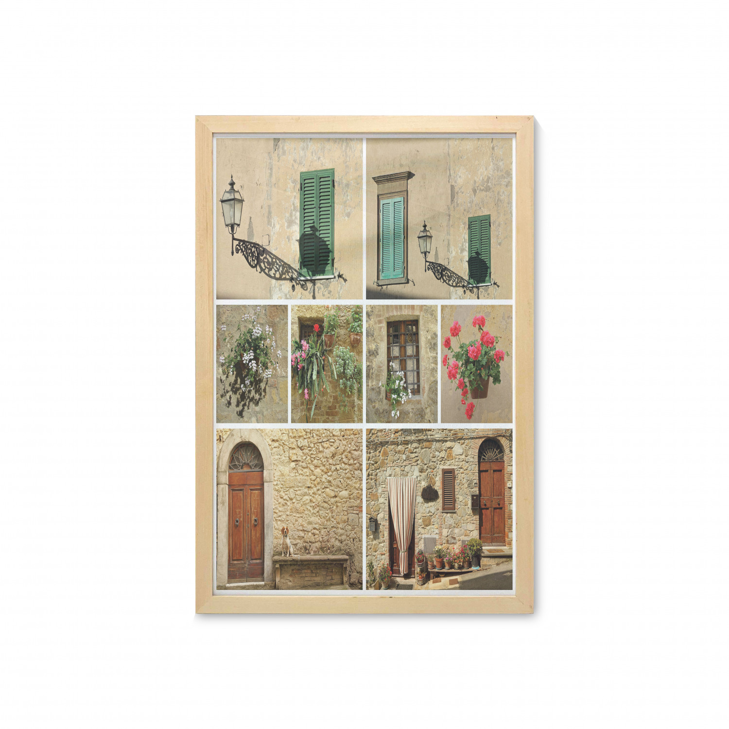 Ambesonne Pastel Wall Art with Frame for Bathrooms Living Room Dorms - Picture 68 of 121