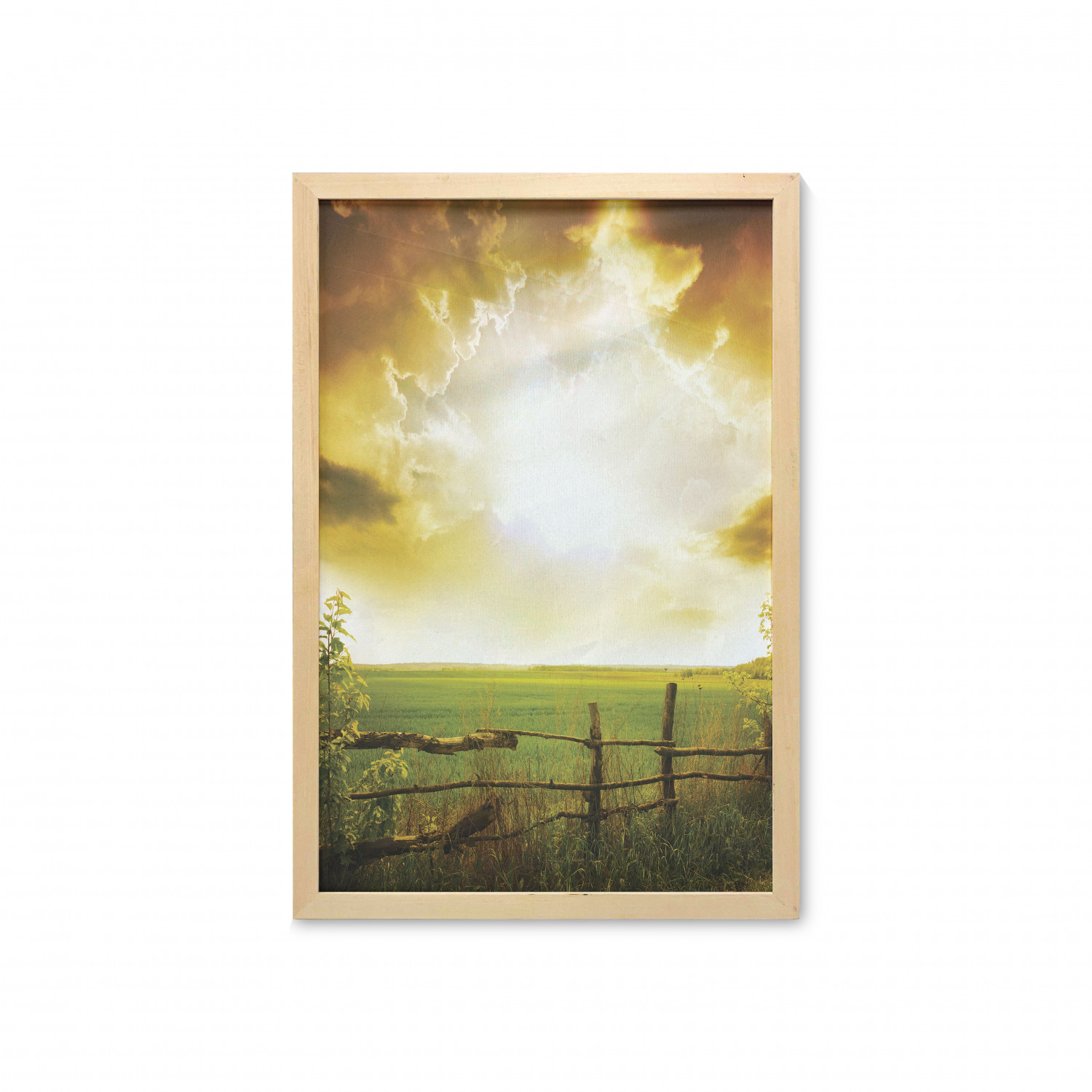 Ambesonne Country Wall Art with Frame for Bathrooms Living Room Dorms - Picture 100 of 123