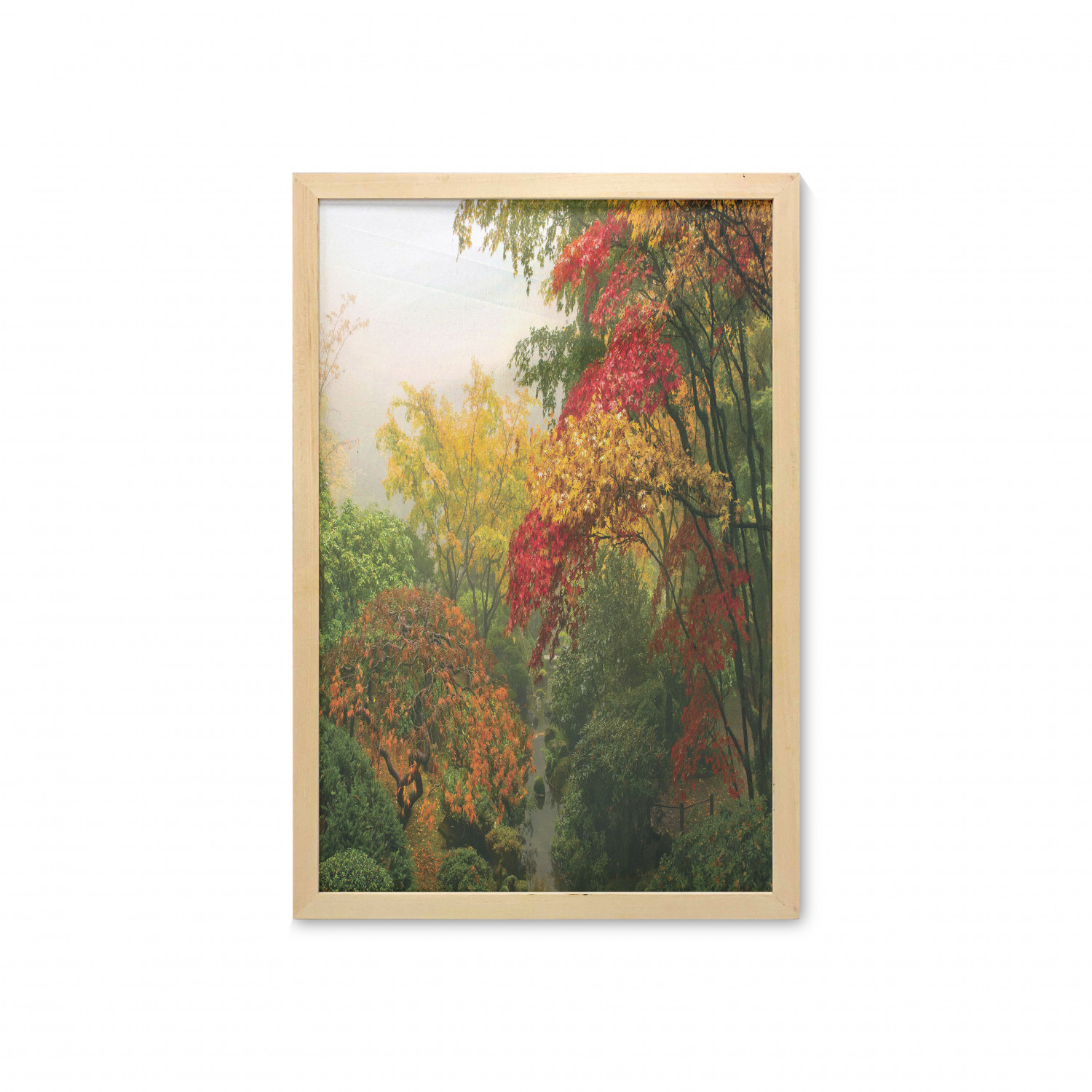 Ambesonne Country Wall Art with Frame for Bathrooms Living Room Dorms - Picture 72 of 123
