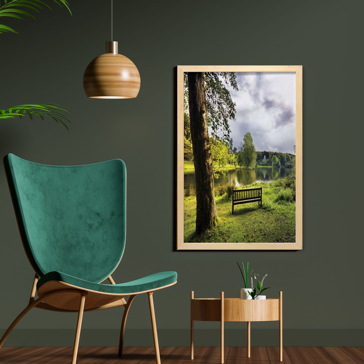 Ambesonne Country Wall Art with Frame for Bathrooms Living Room Dorms - Picture 97 of 123