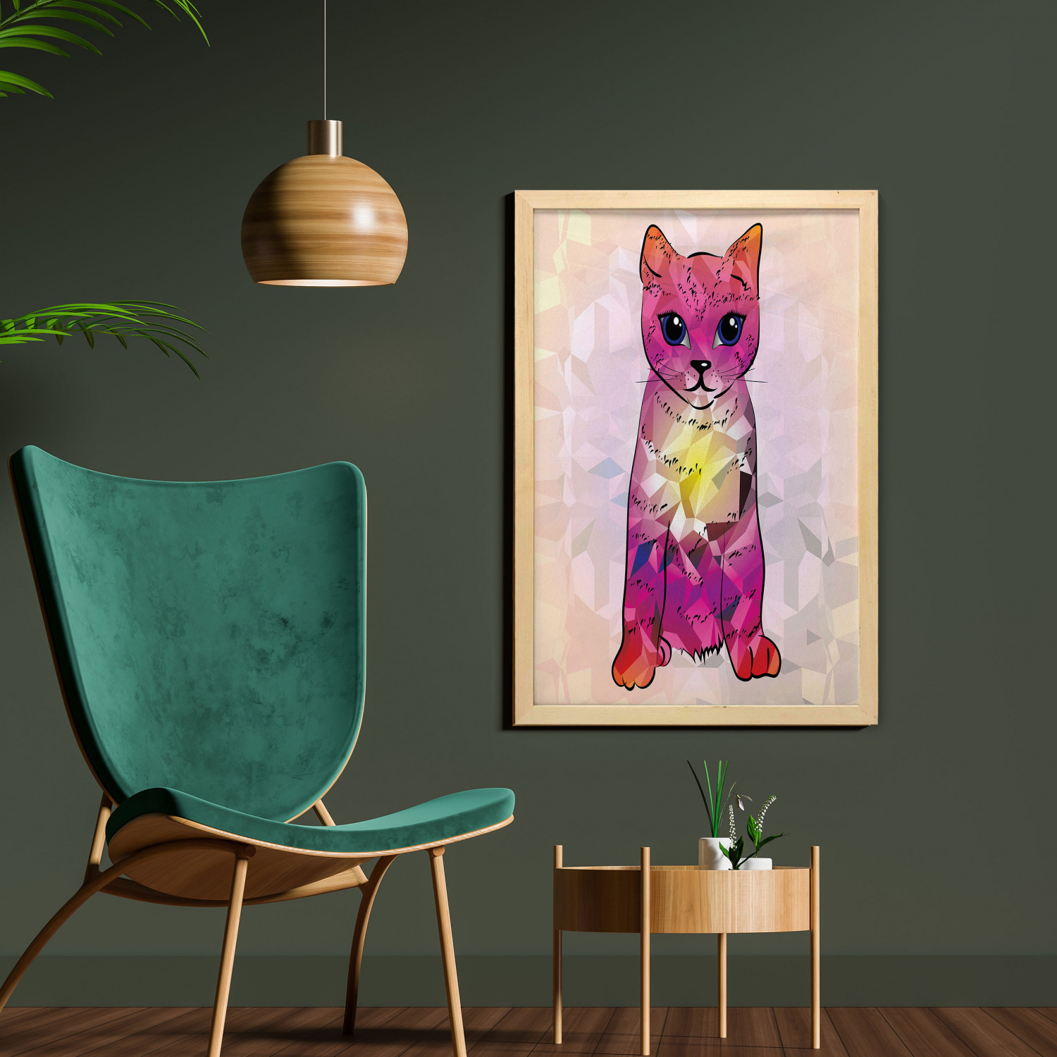 Ambesonne Pink Wall Art with Frame for Bathrooms Living Room Dorms - Picture 83 of 123