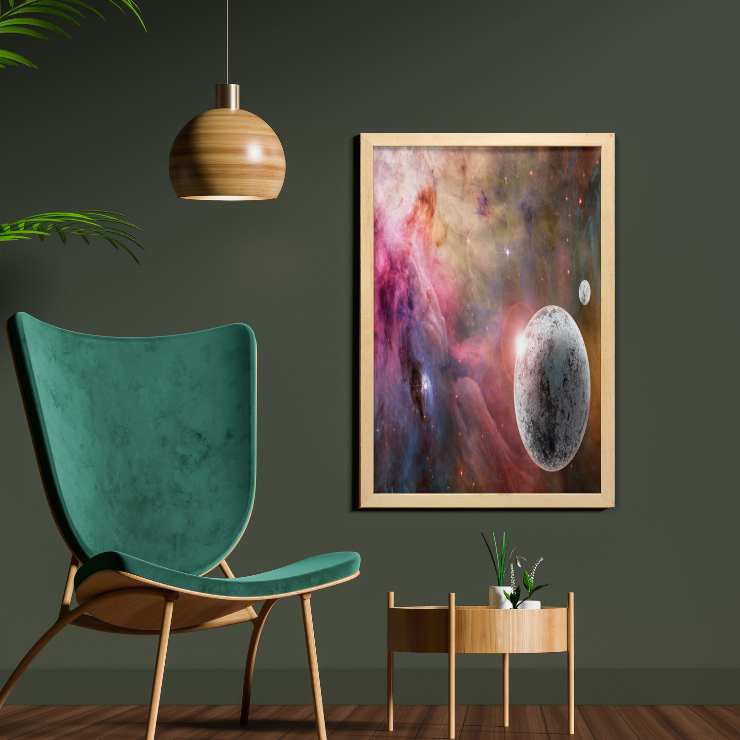 Ambesonne Pink Wall Art with Frame for Bathrooms Living Room Dorms - Picture 47 of 123