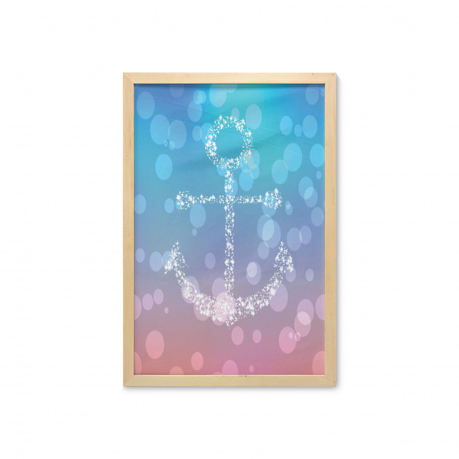 Ambesonne Pink Wall Art with Frame for Bathrooms Living Room Dorms - Picture 4 of 123