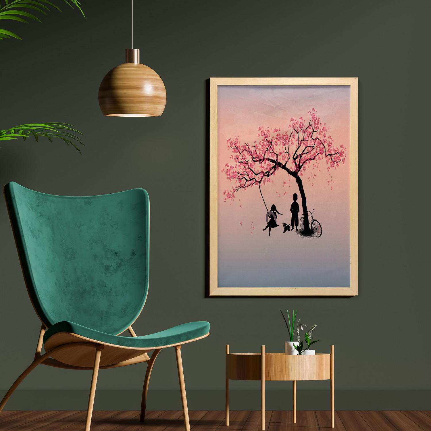 Ambesonne Pink Wall Art with Frame for Bathrooms Living Room Dorms - Picture 97 of 123