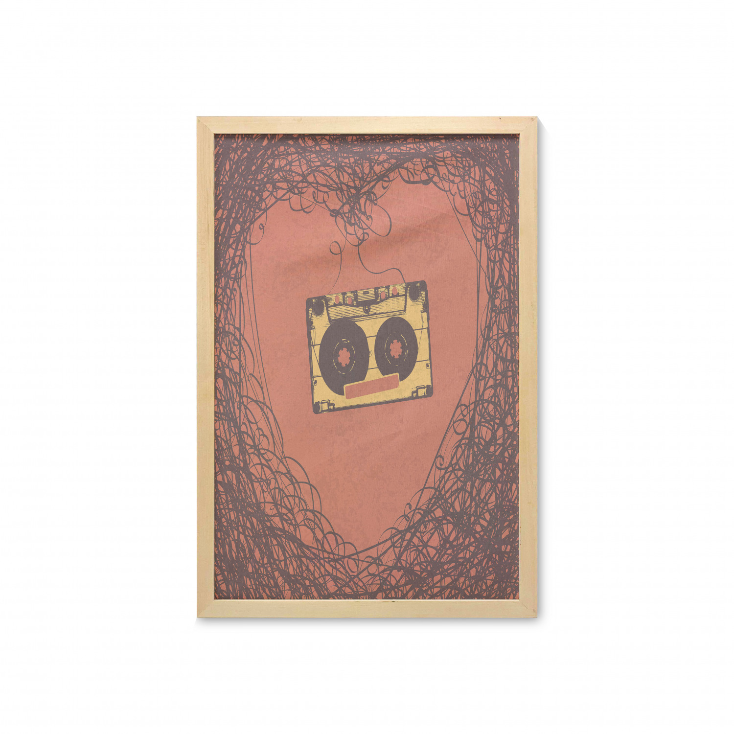 Ambesonne Vintage Scenes Wall Art with Frame for Bathrooms Living Room Dorms - Picture 94 of 119