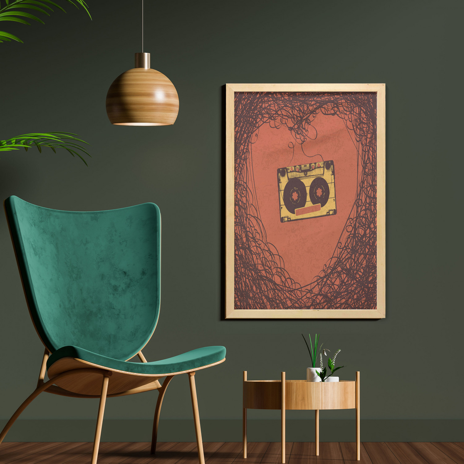 Ambesonne Vintage Scenes Wall Art with Frame for Bathrooms Living Room Dorms - Picture 95 of 119