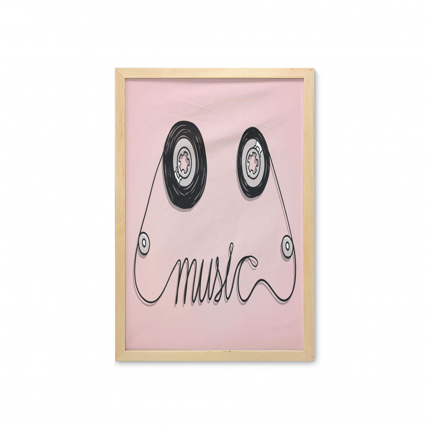 Ambesonne Pink Wall Art with Frame for Bathrooms Living Room Dorms - Picture 68 of 123