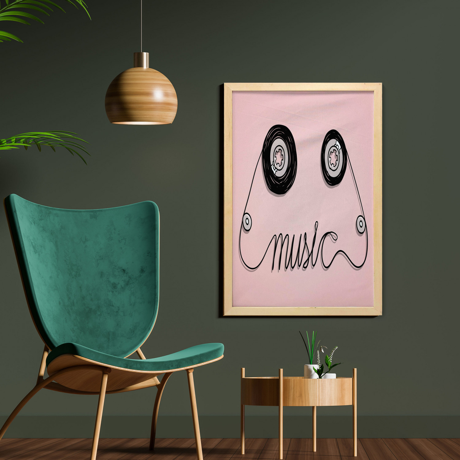 Ambesonne Pink Wall Art with Frame for Bathrooms Living Room Dorms - Picture 69 of 123